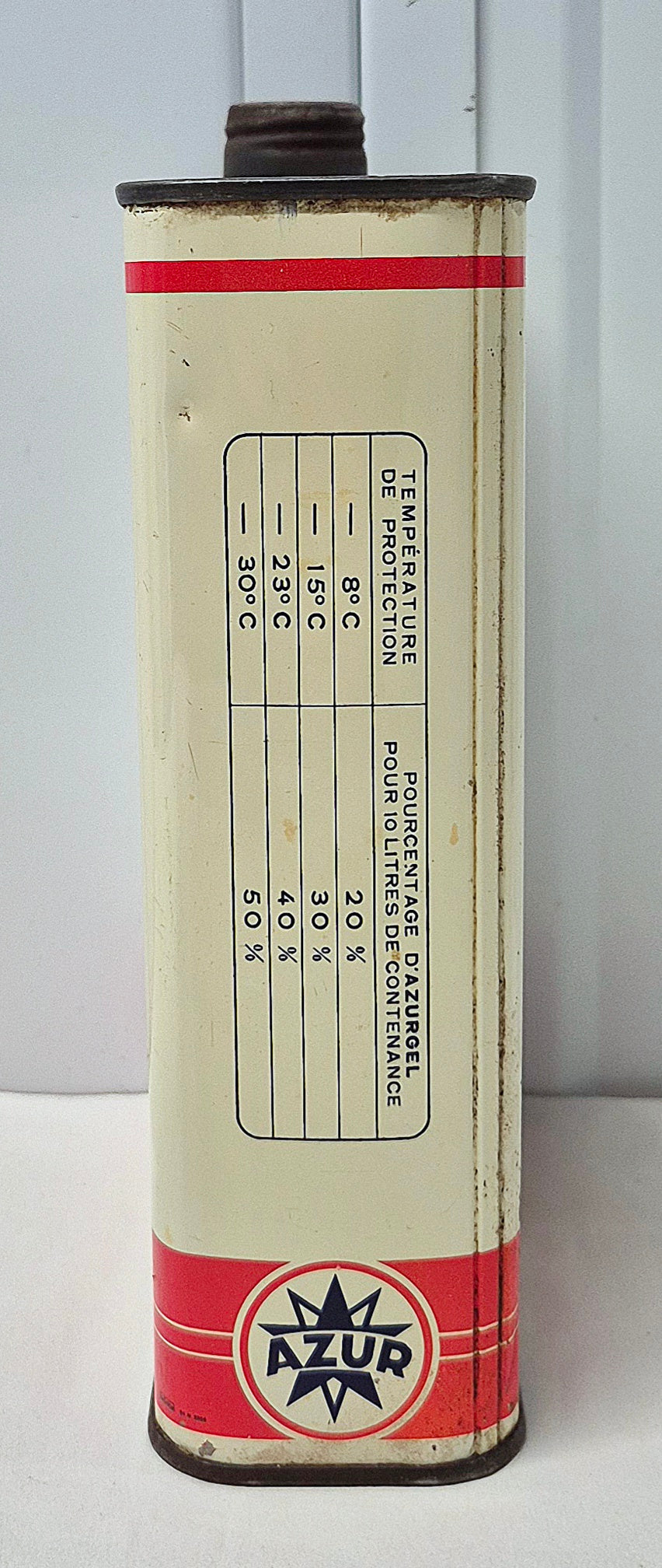 Bidon antigel AZUR