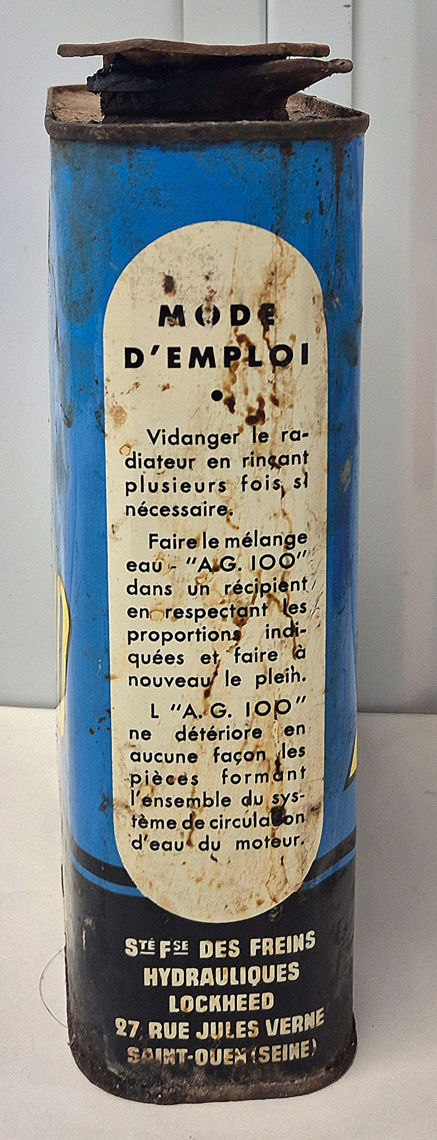 Bidon antigel AG 100