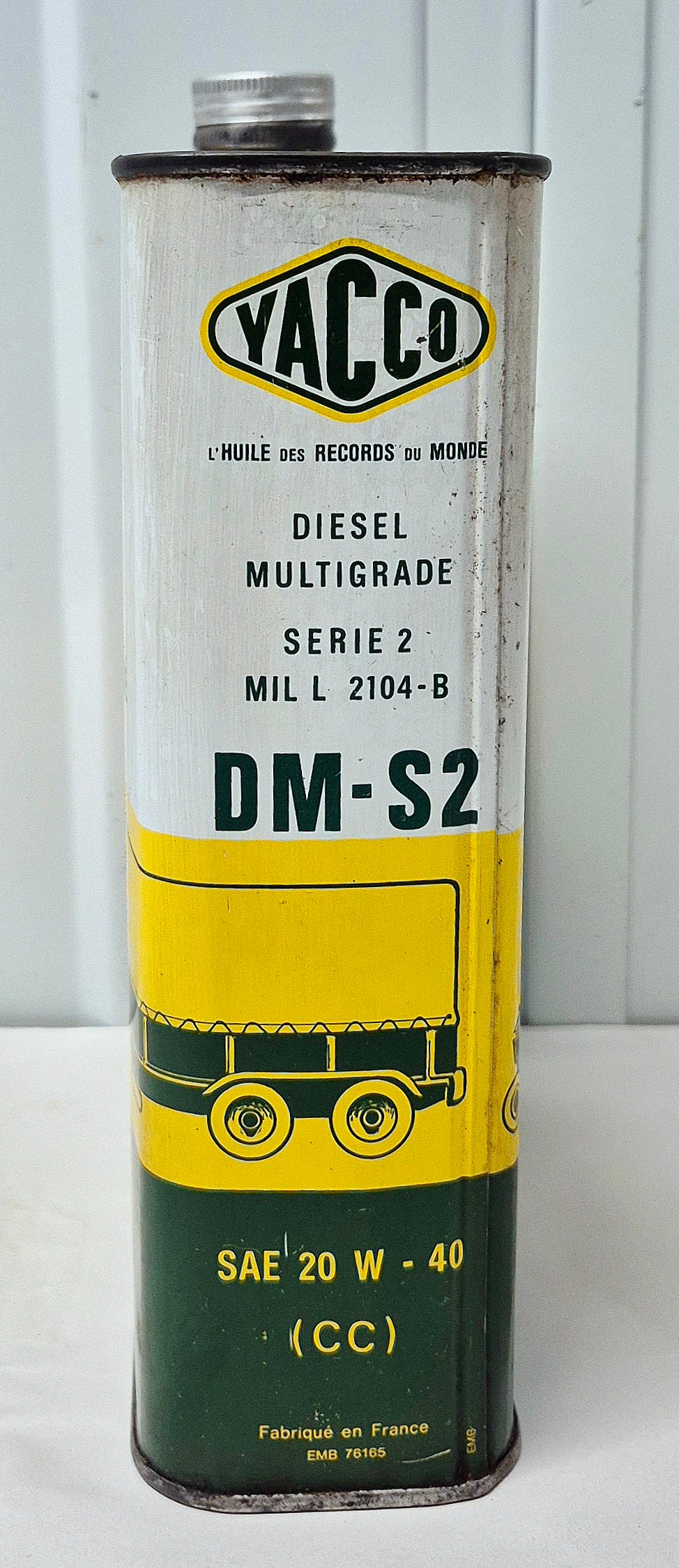 Bidon d'huile YACCO