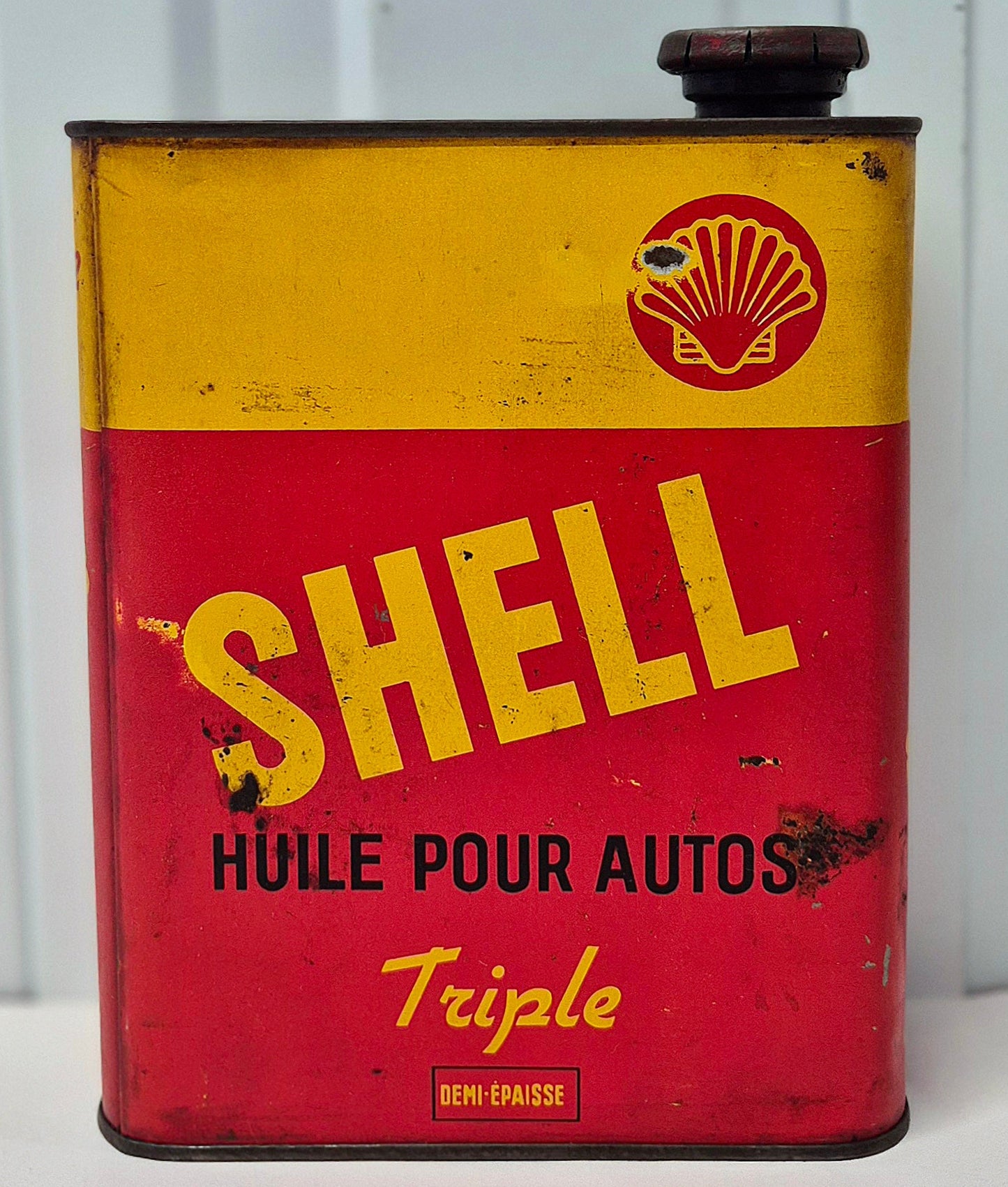 Bidon d'huile SHELL Triple