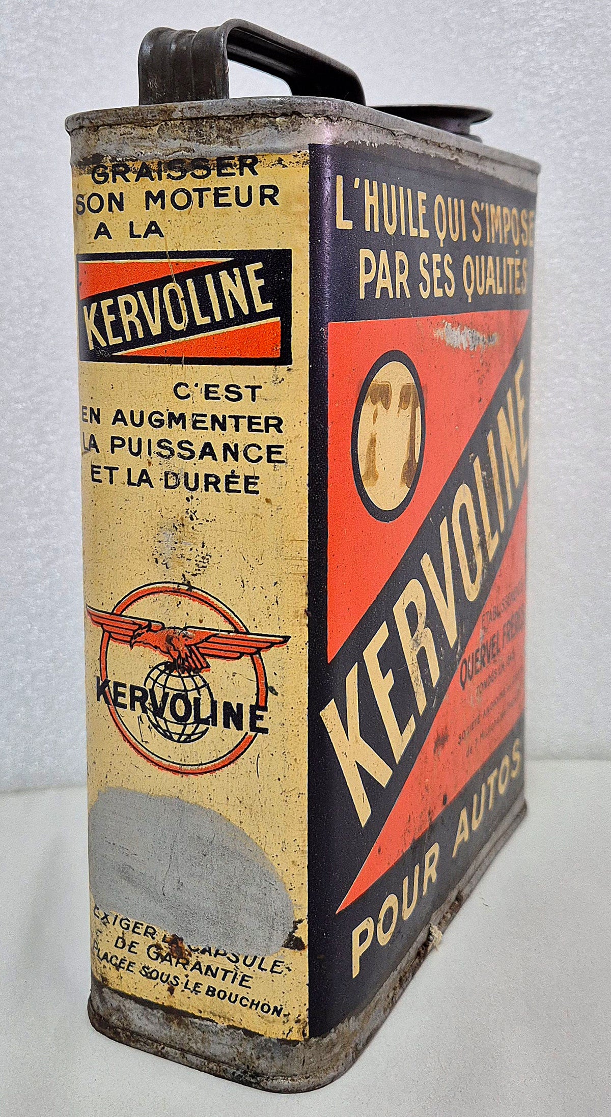 Bidon d'huile KERVOLINE