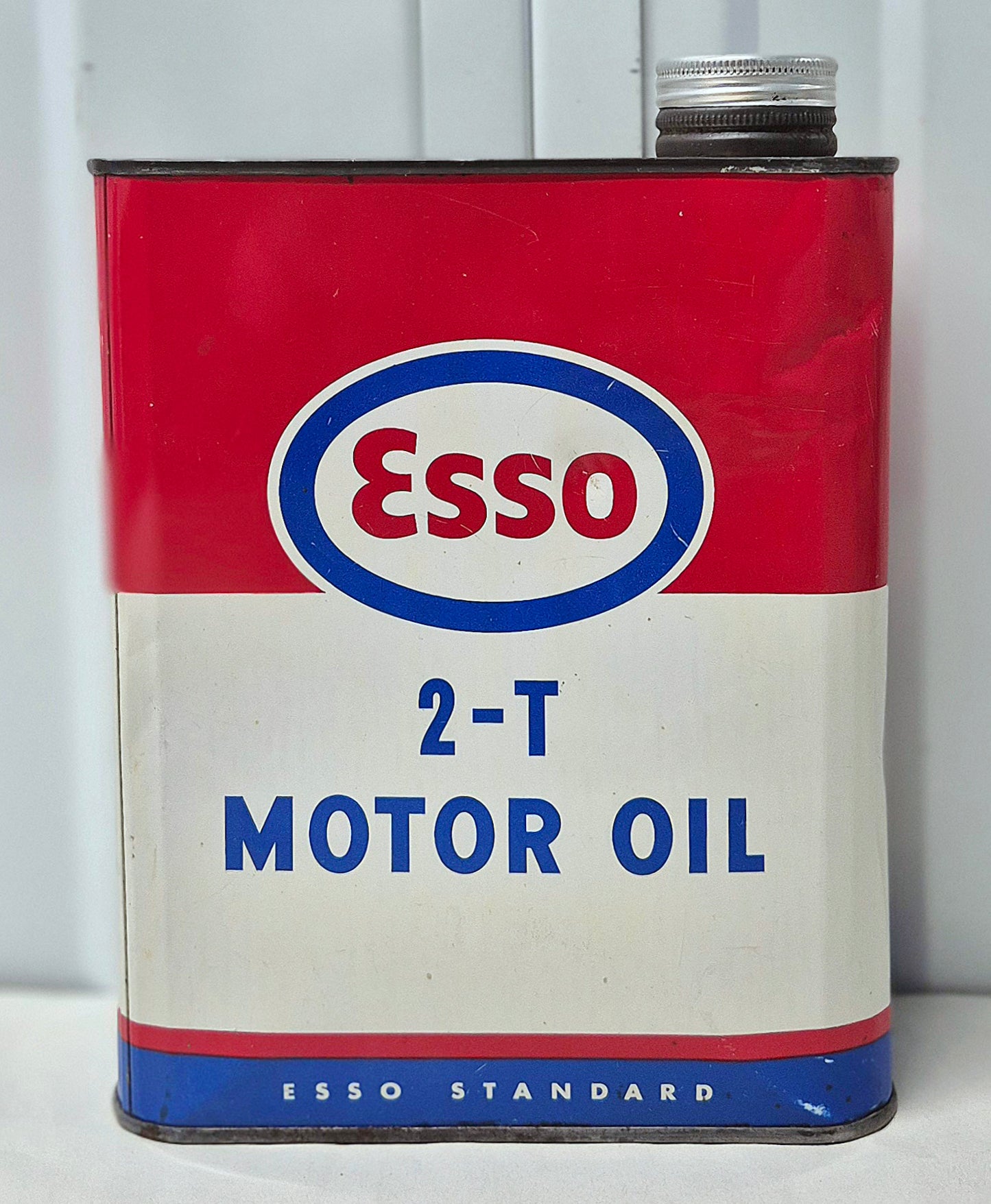 Bidon d'huile ESSO 2 Temps