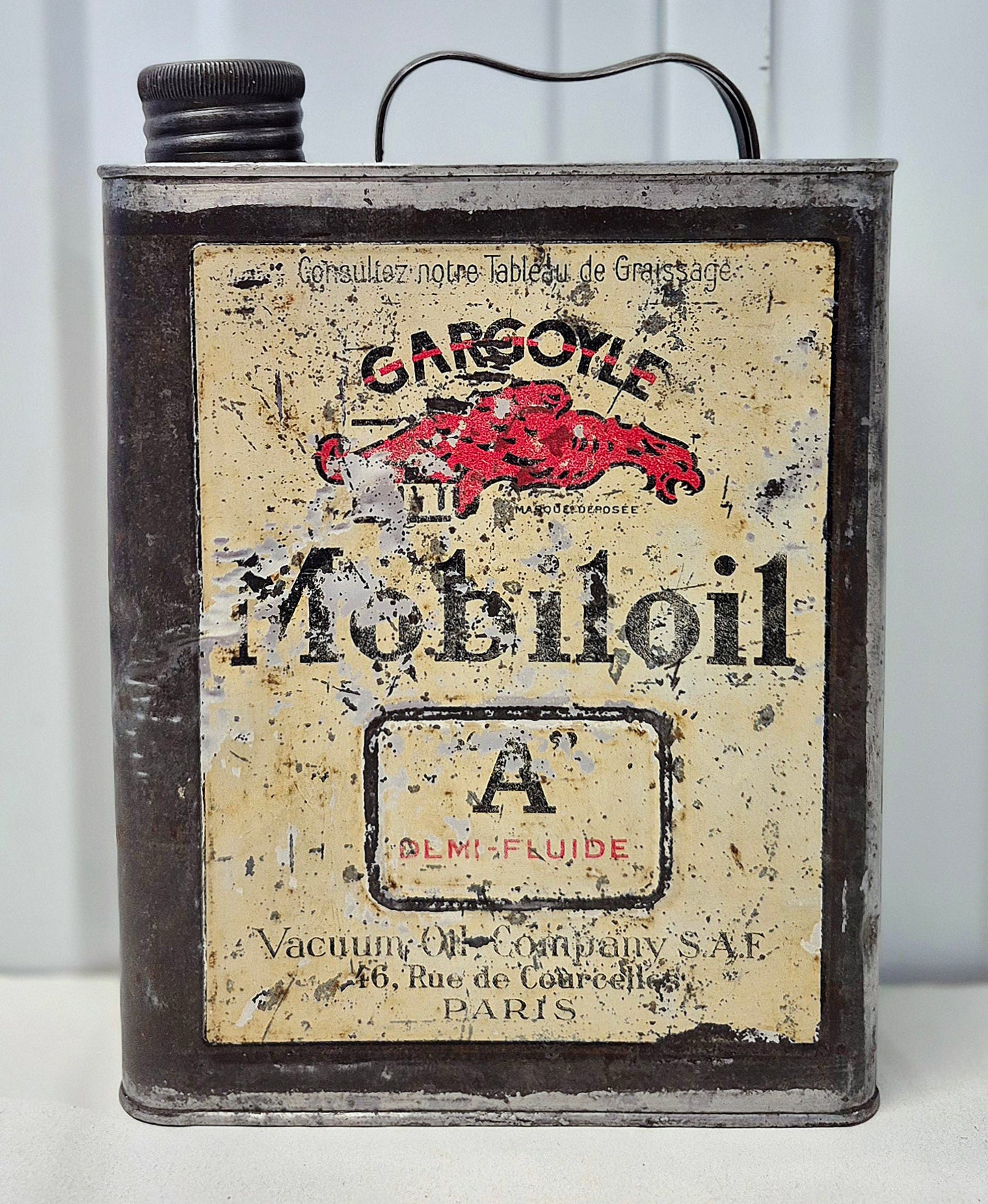 Bidon d'huile MOBILOIL A
