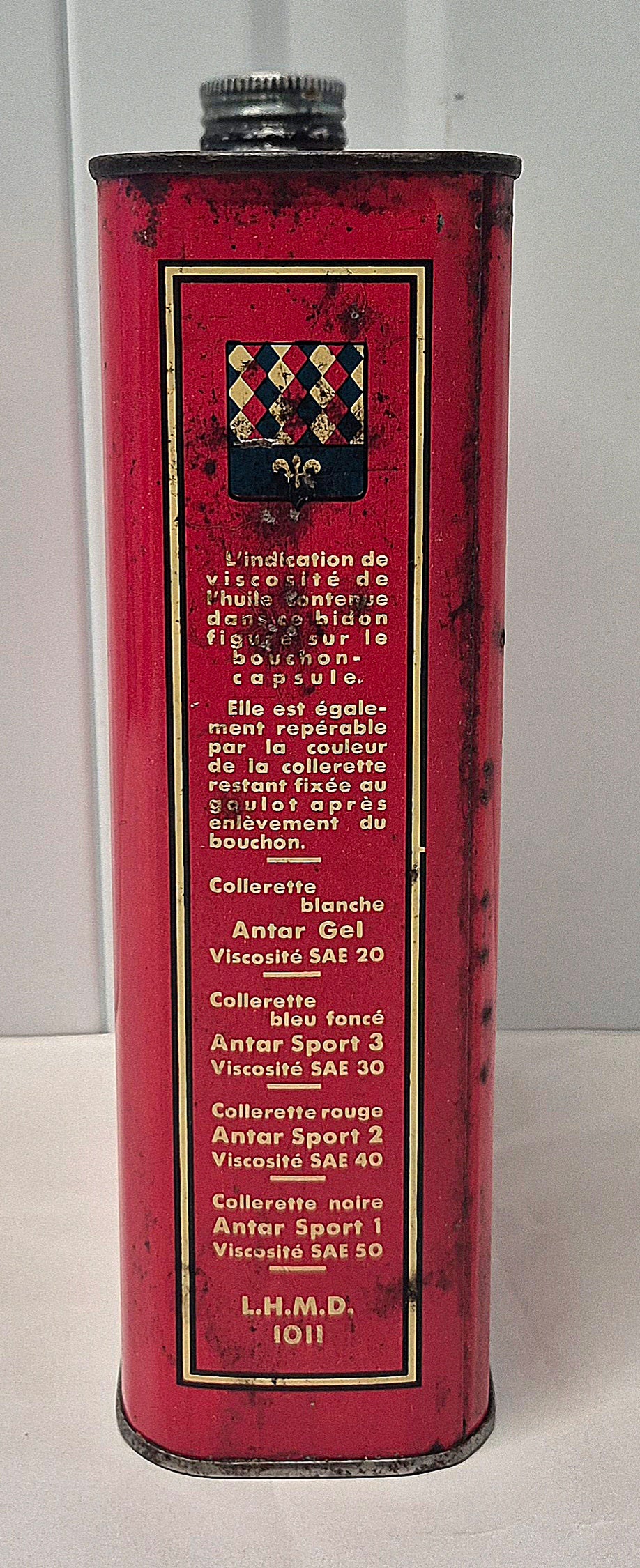 Bidon d'huile ANTAR