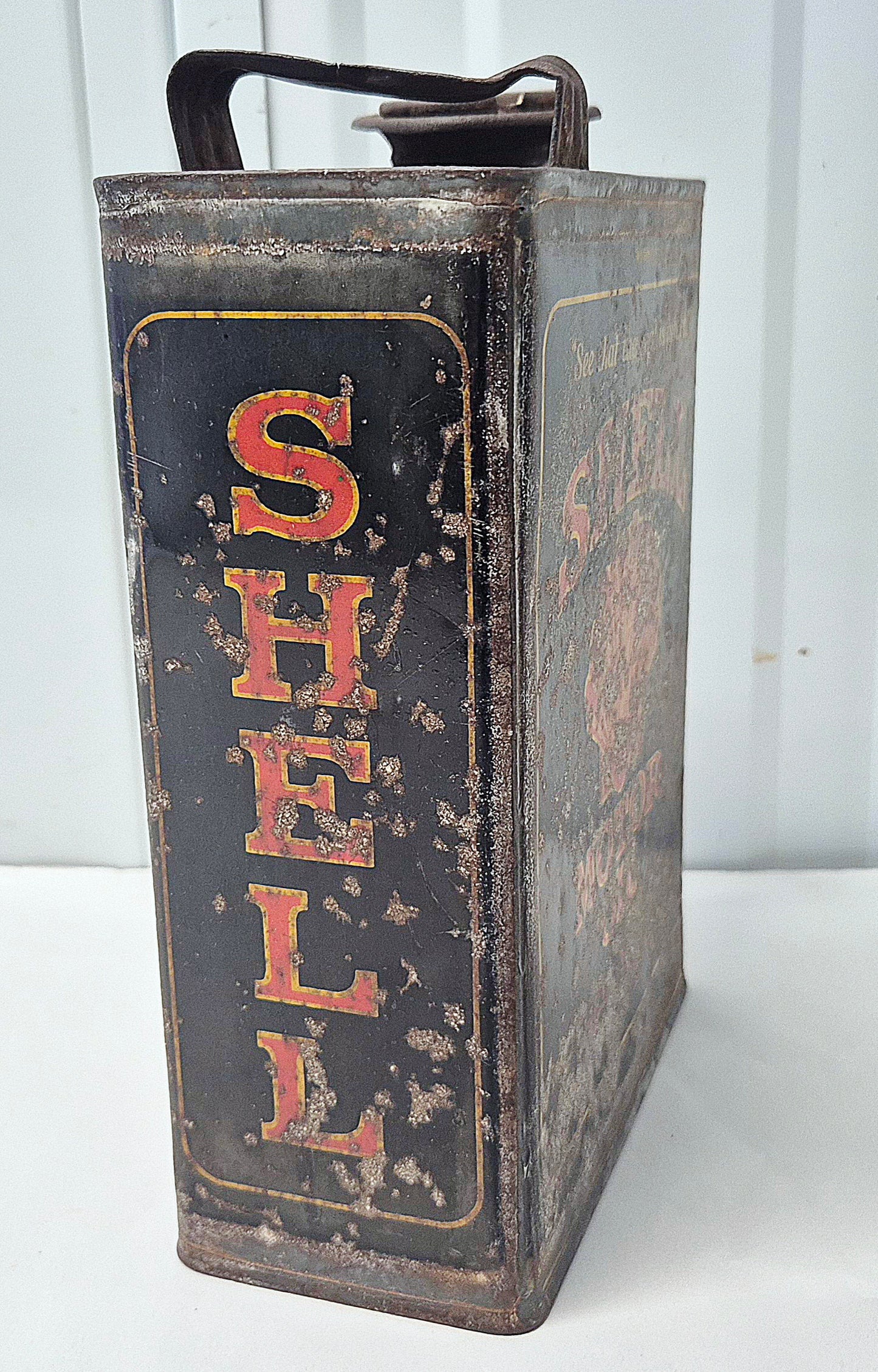 Bidon d'huile SHELL