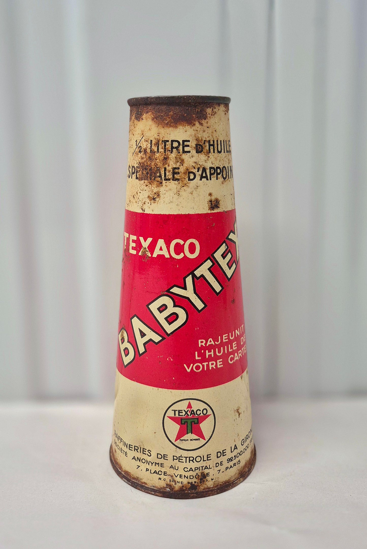 Bidon d'huile Conique BABYTEX