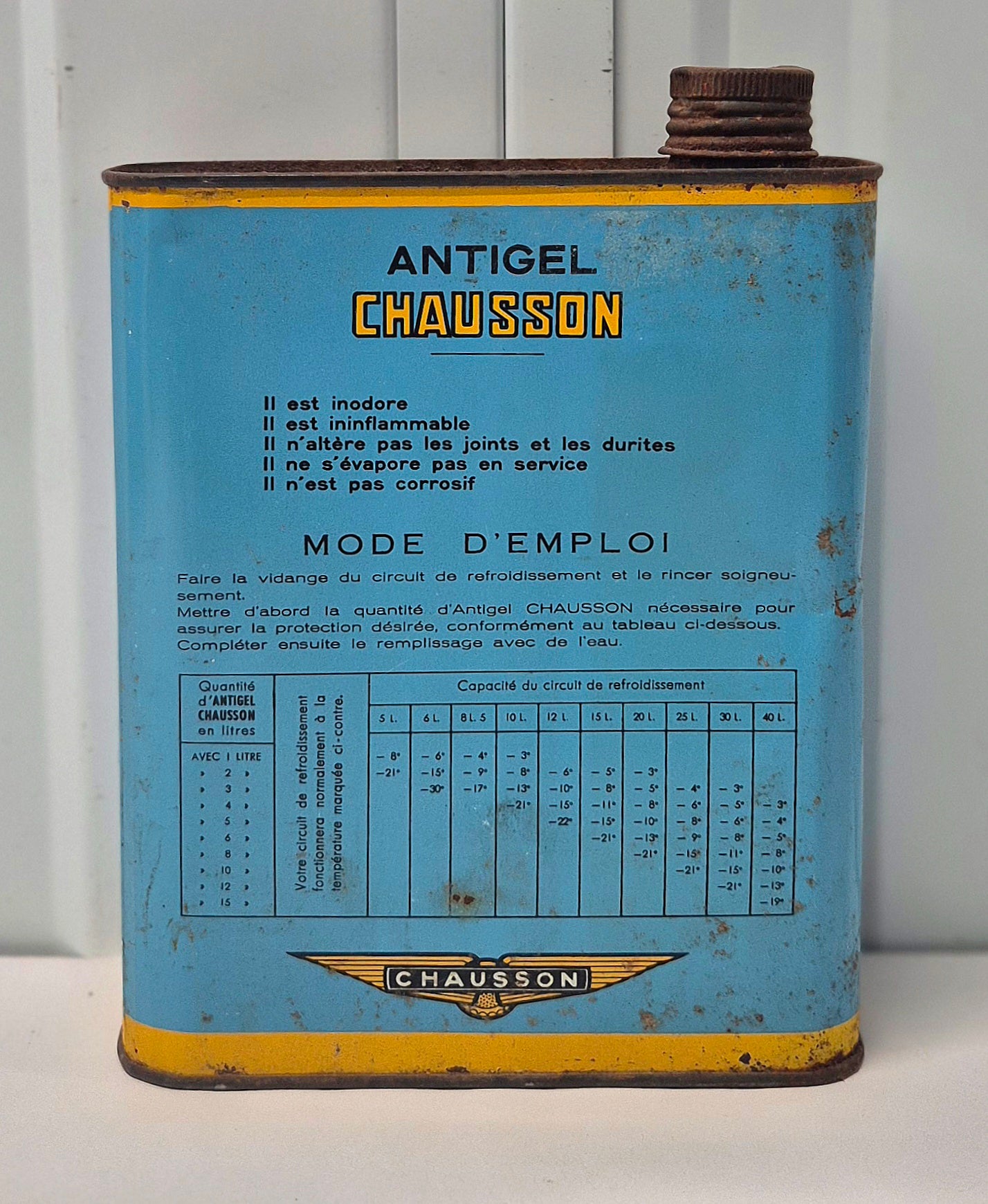 Bidon antigel CHAUSSON