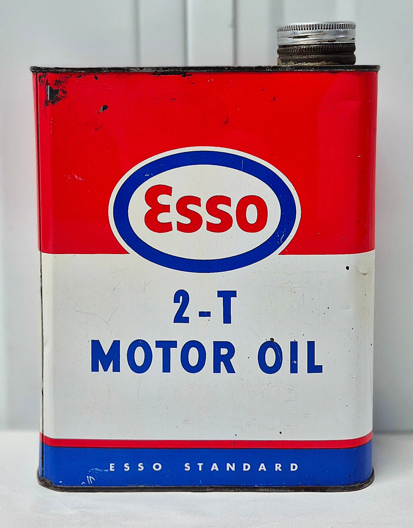 Bidon d'huile ESSO 2 Temps