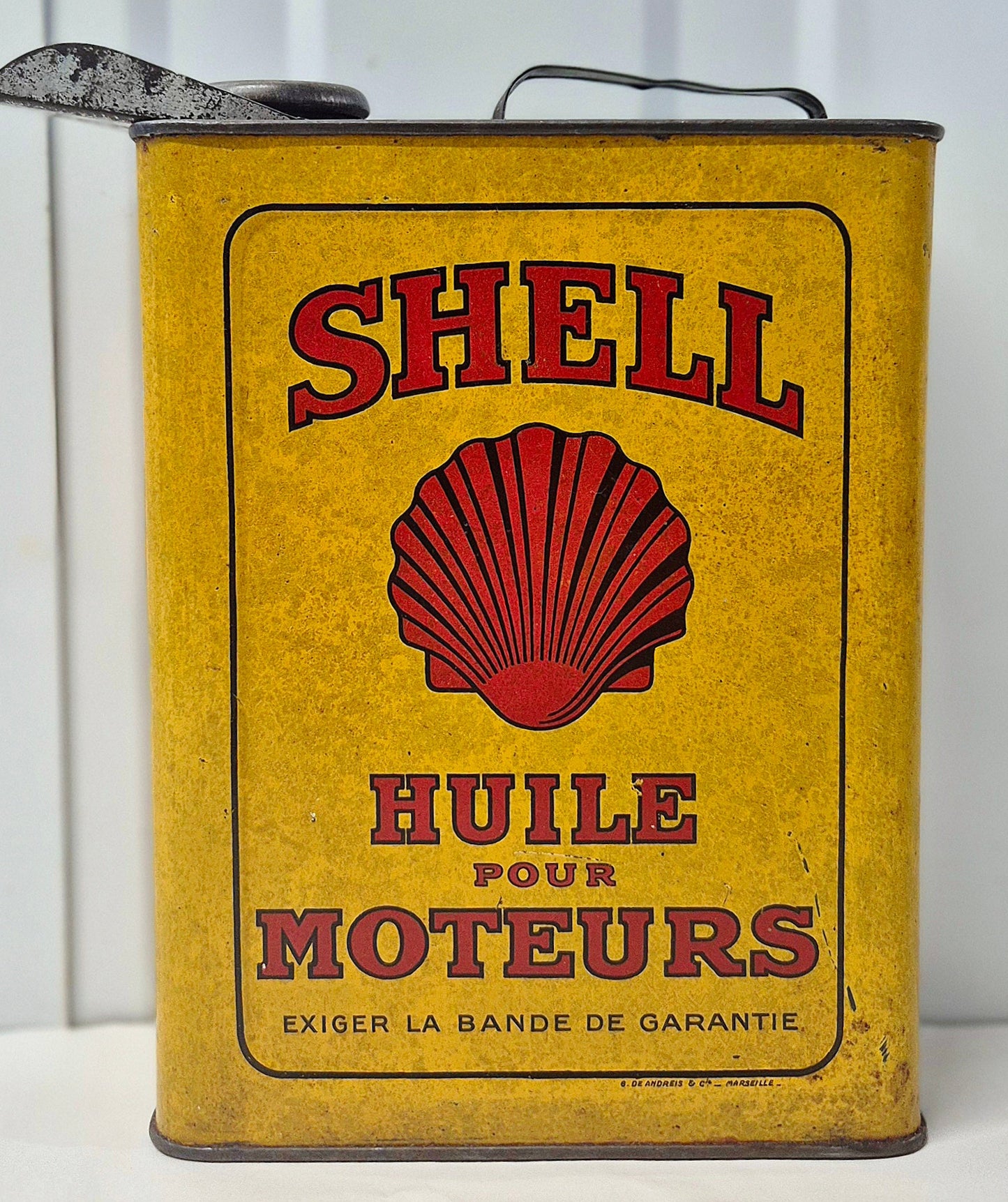 Bidon d'huile SHELL