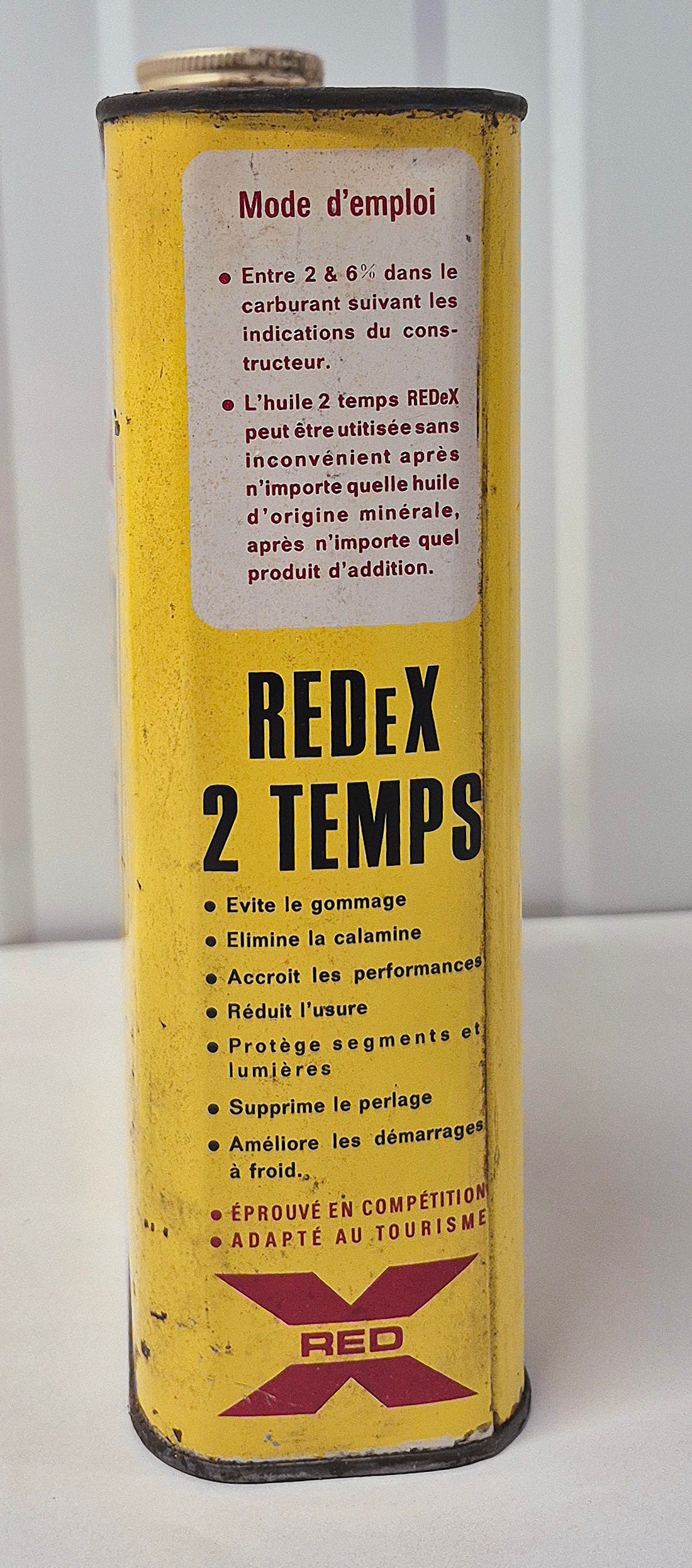 Bidon d'huile REDEX moto