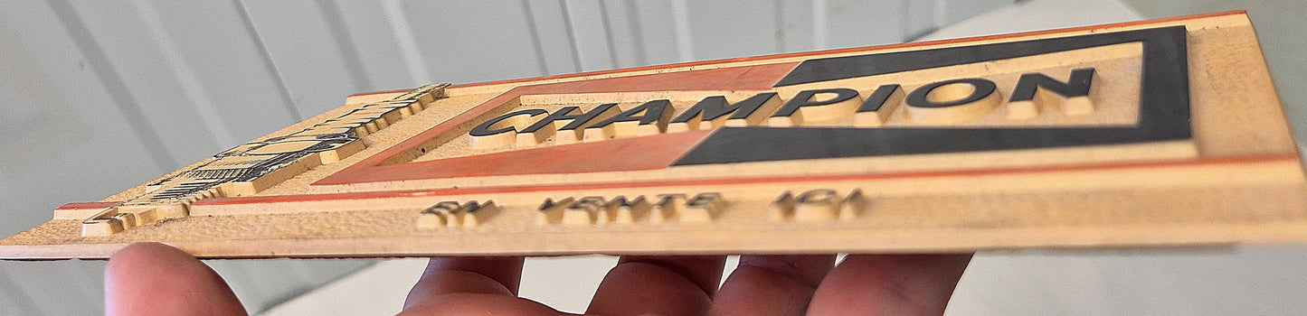 Panneau CHAMPION