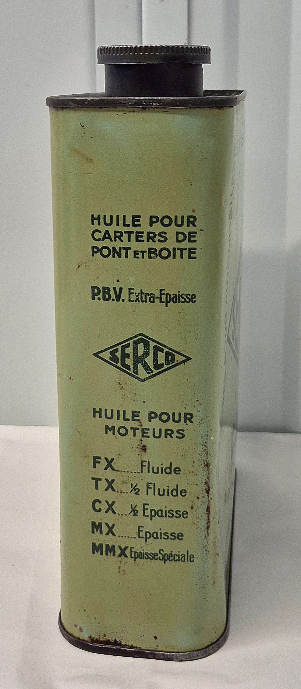 Bidon d'huile SERCO