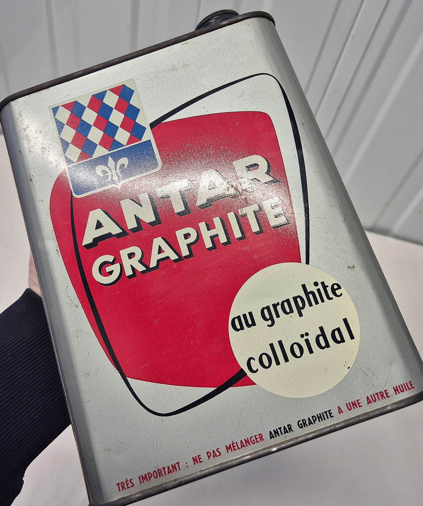 Bidon d'huile ANTAR GRAPHITE
