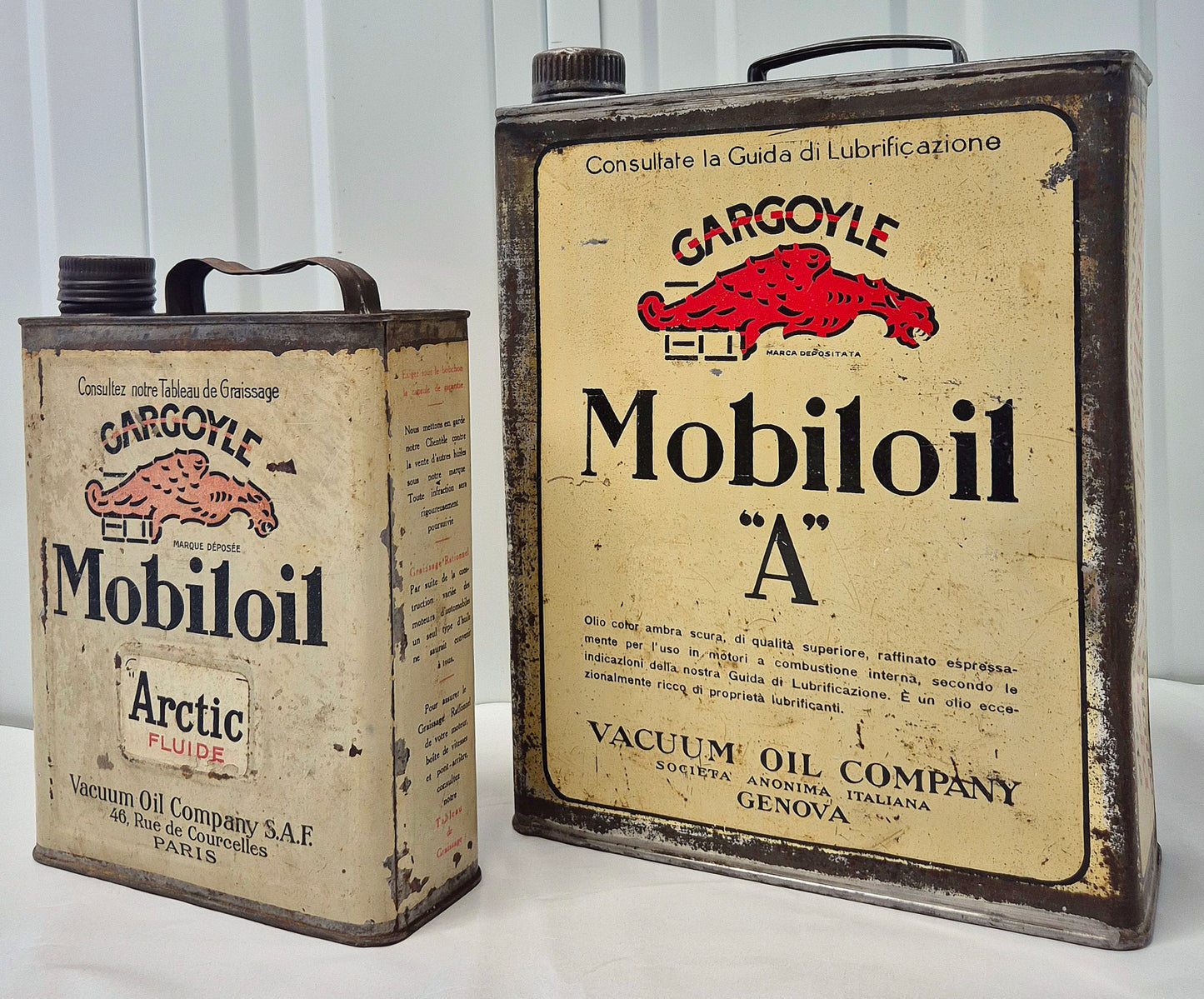 Bidon d'huile MOBILOIL A