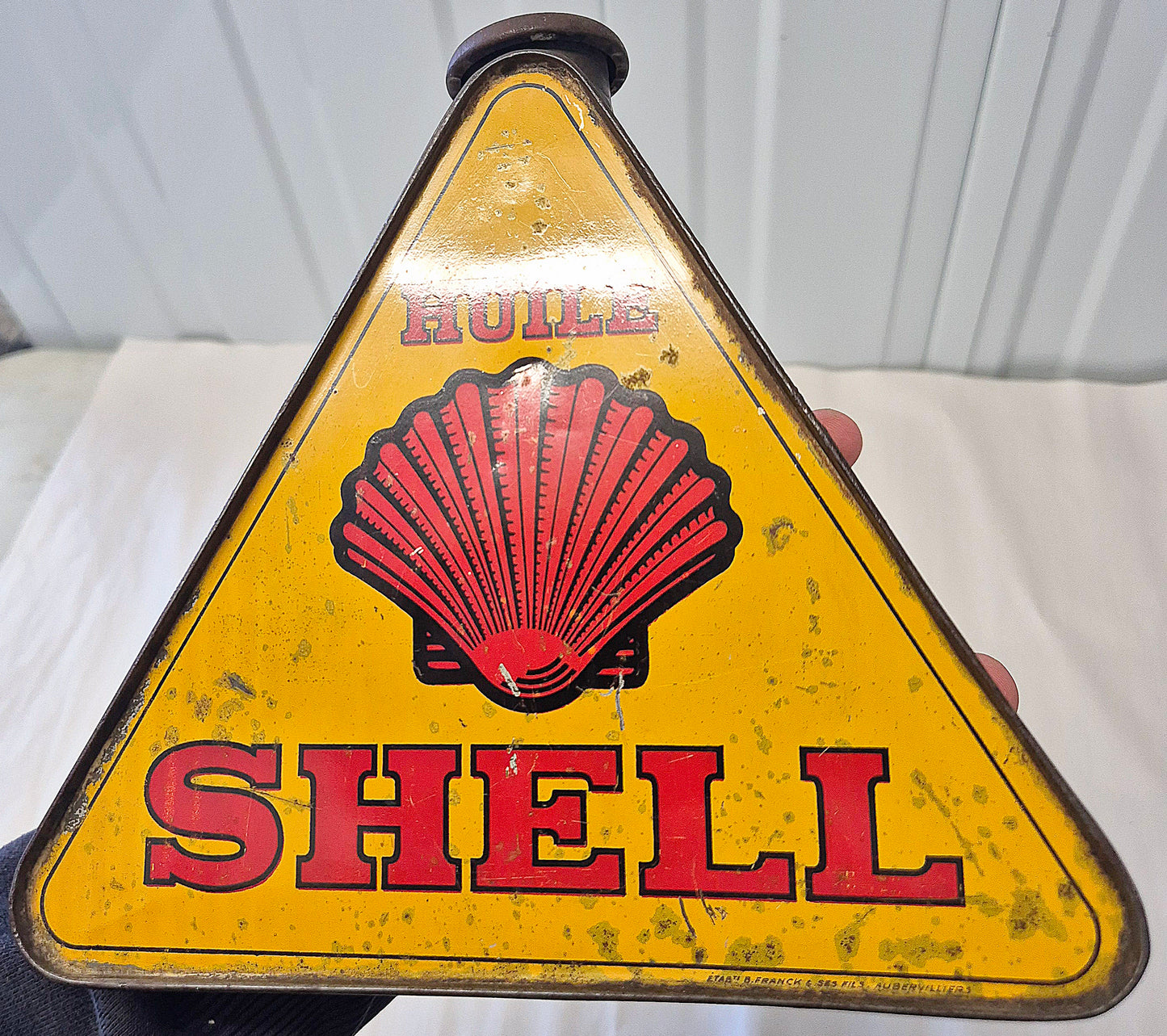 Bidon d'huile SHELL