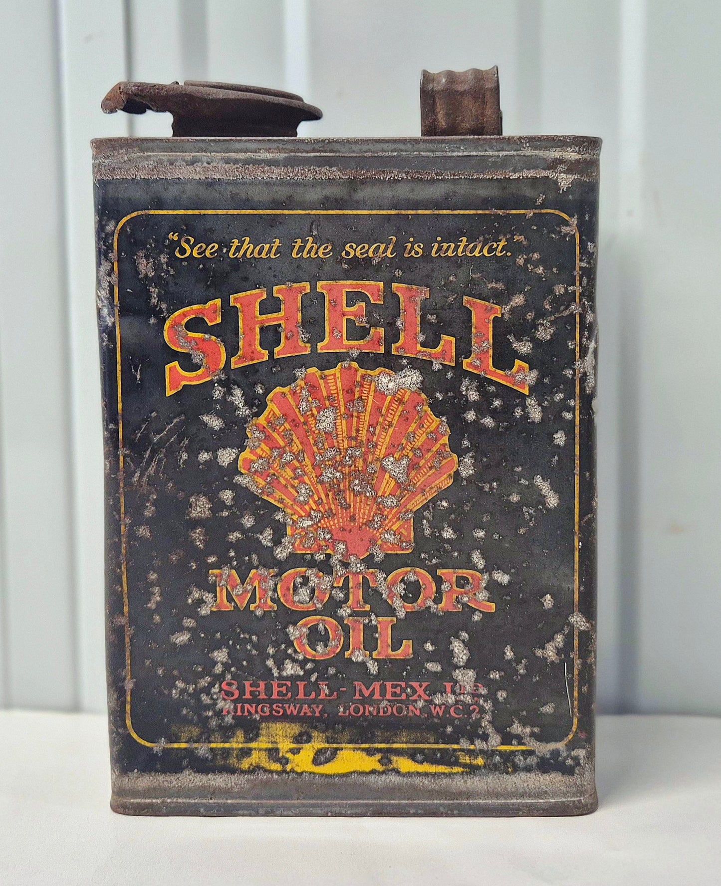 Bidon d'huile SHELL