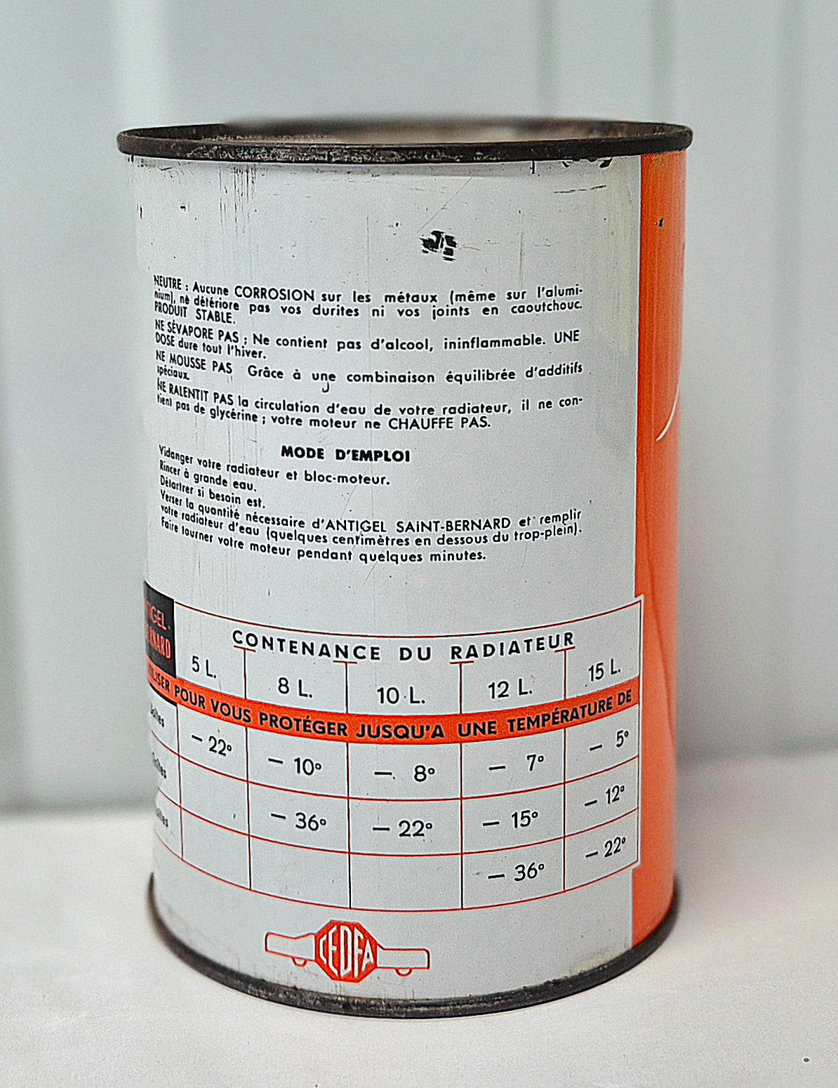 Bidon antigel ST BERNARD