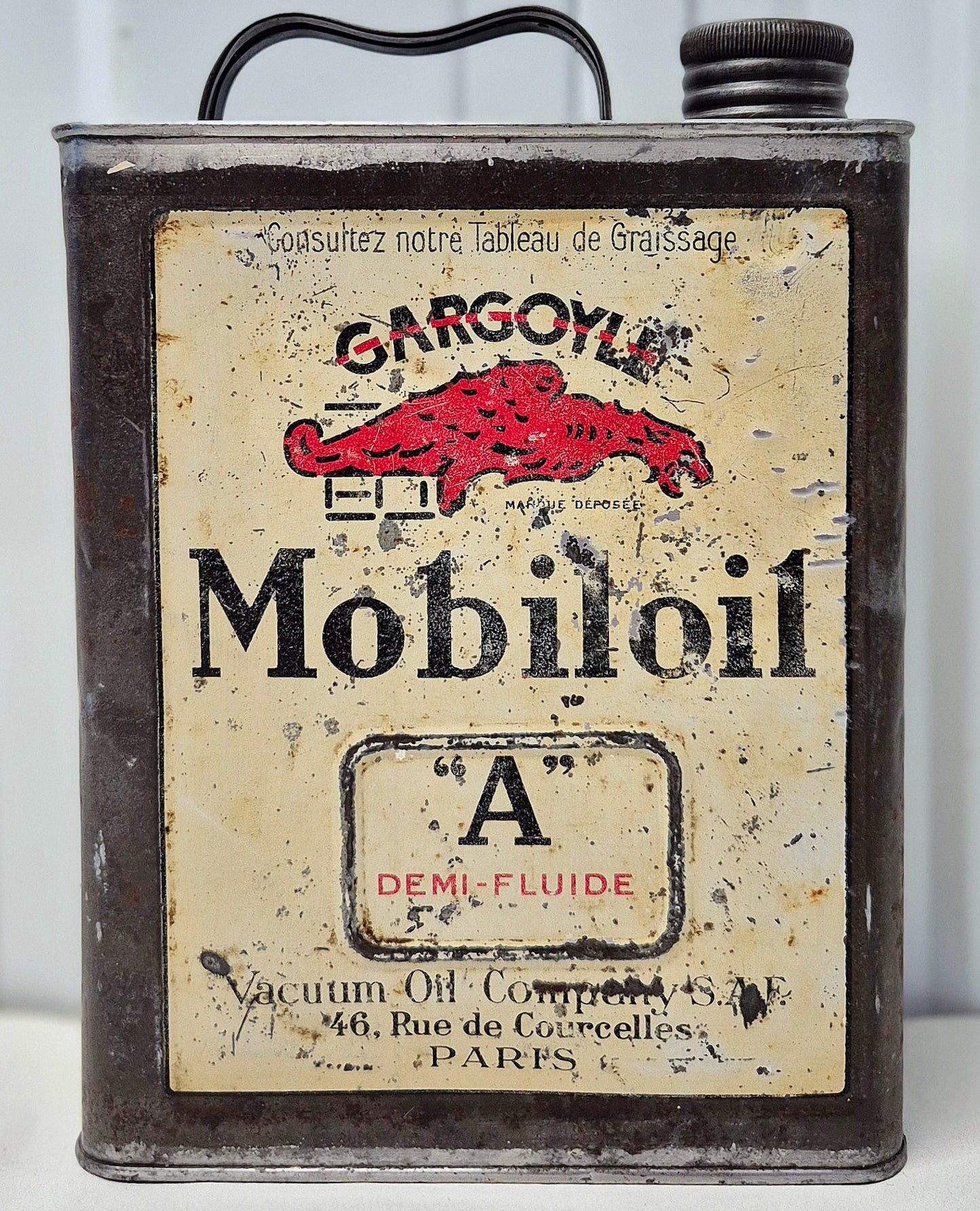 Bidon d'huile MOBILOIL A