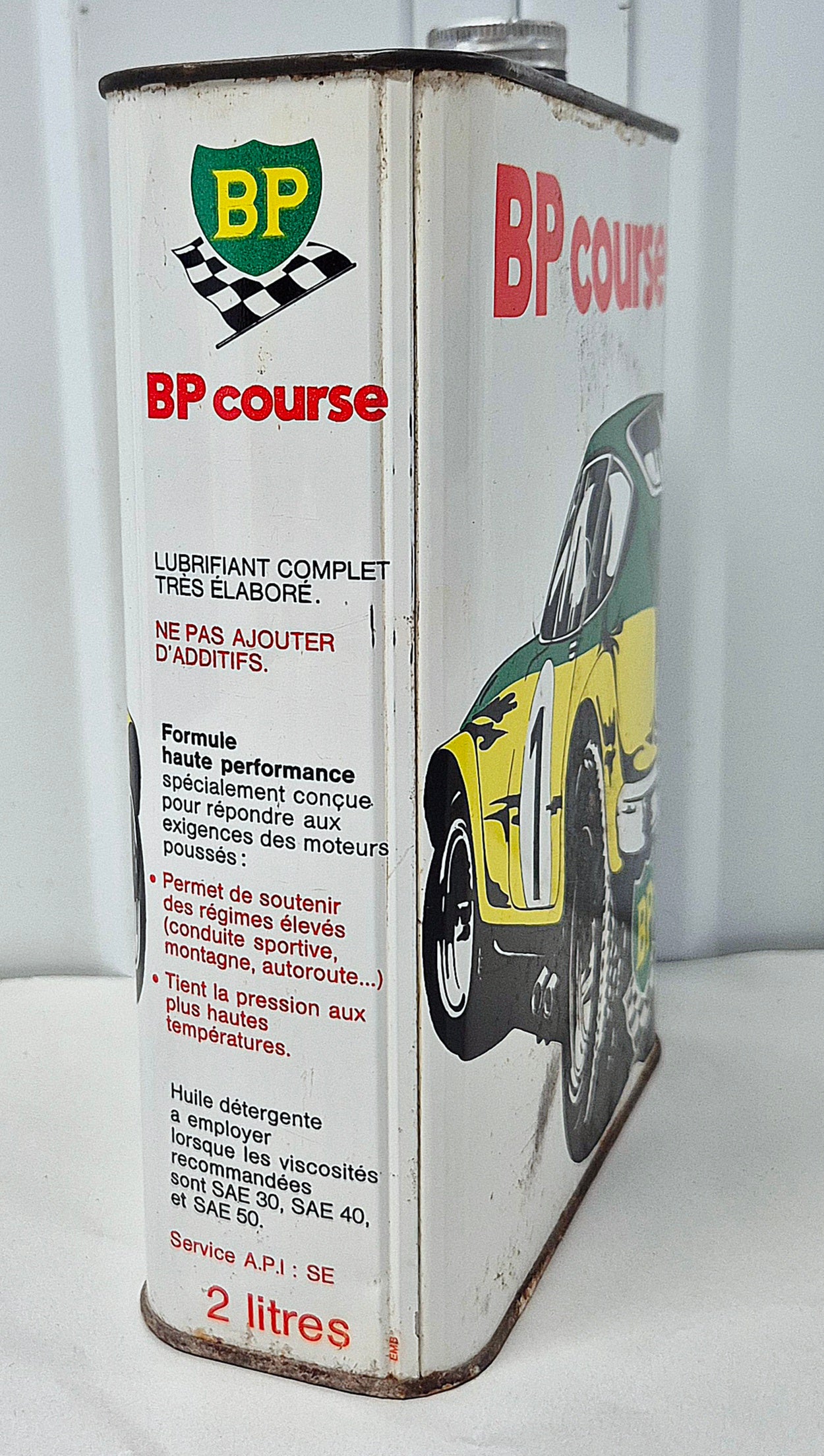 Bidon d'huile BP Course