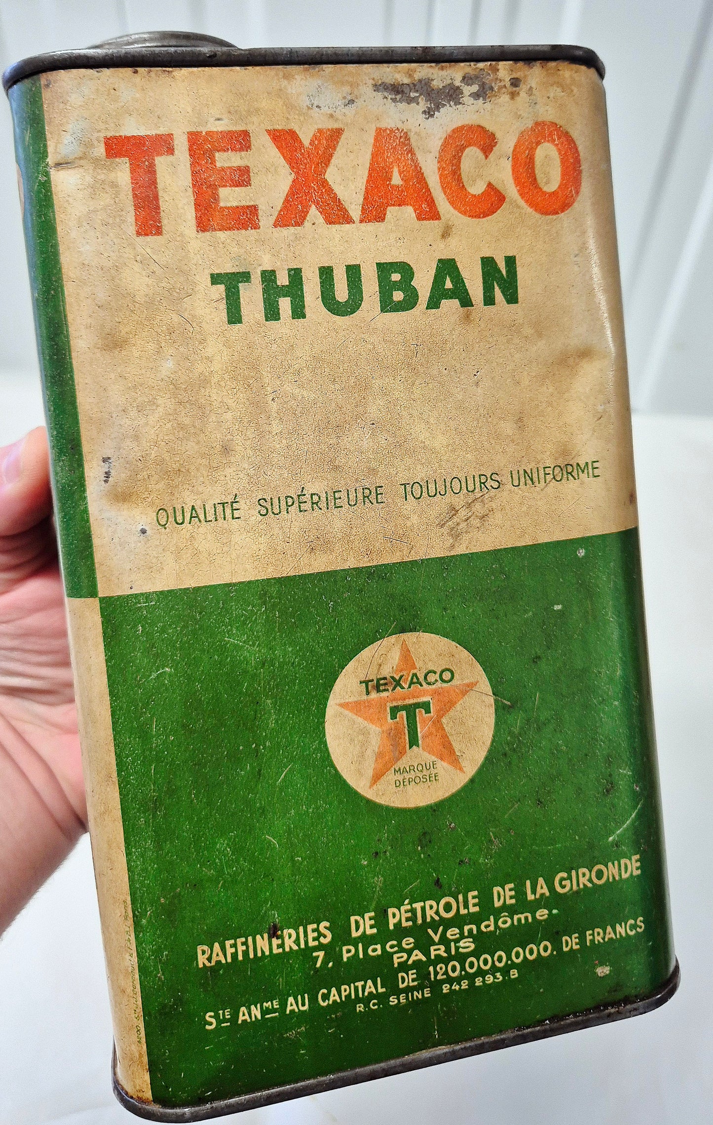 Bidon d'huile TEXACO