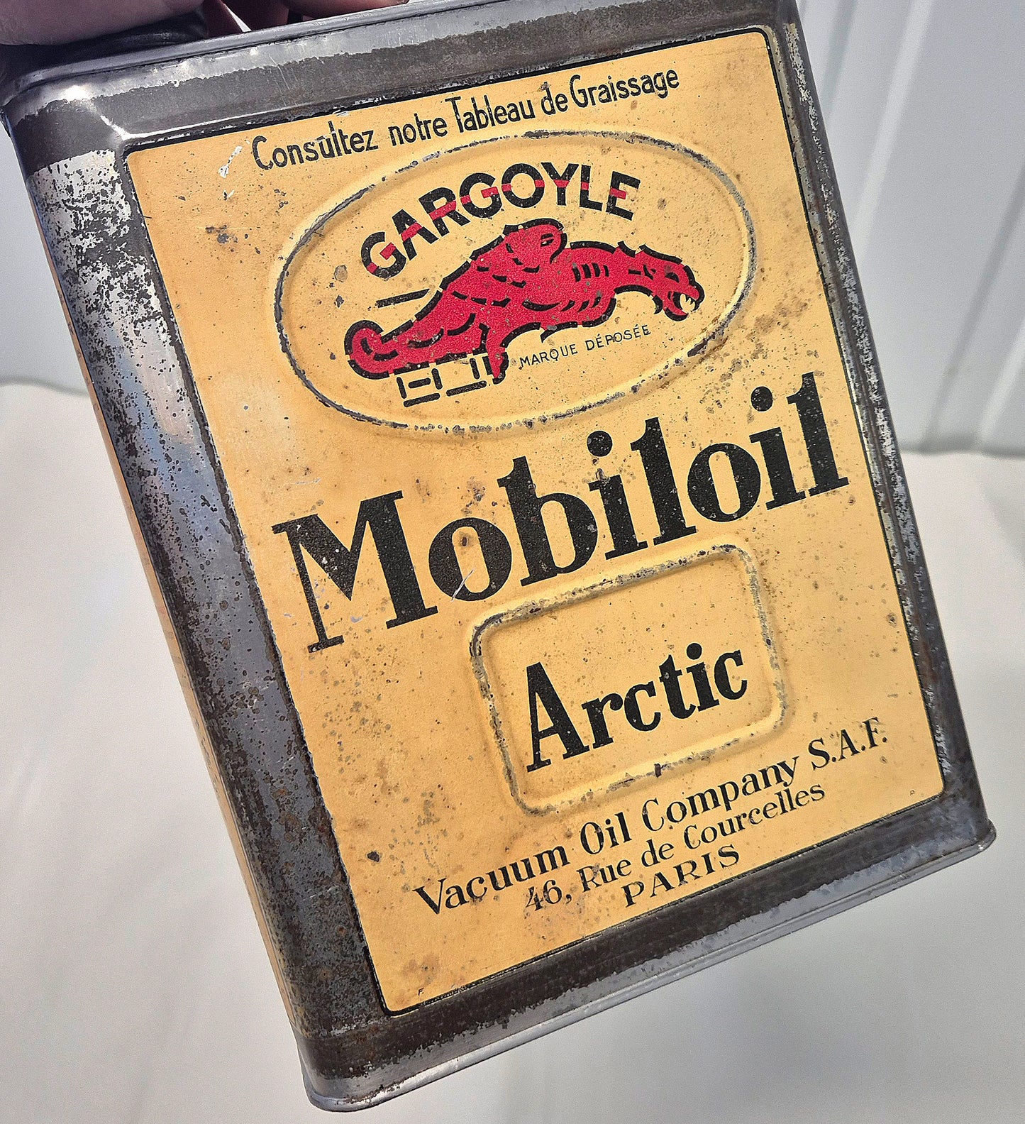 Bidon d'huile MOBILOIL