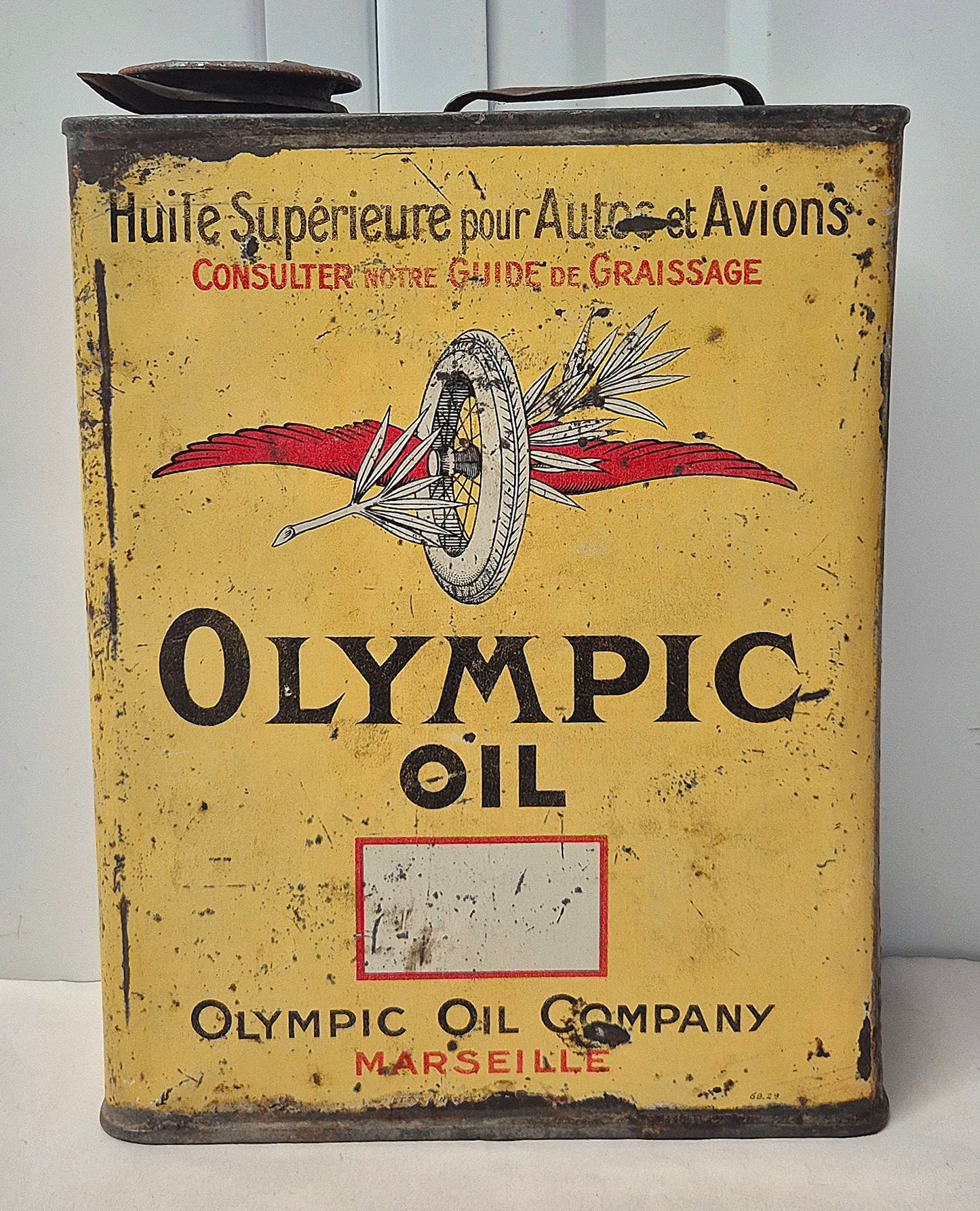 Bidon d'huile OLYMPIC OIL