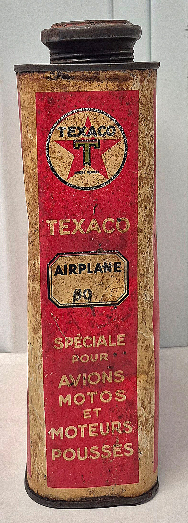 Bidon d'huile TEXACO Airplane