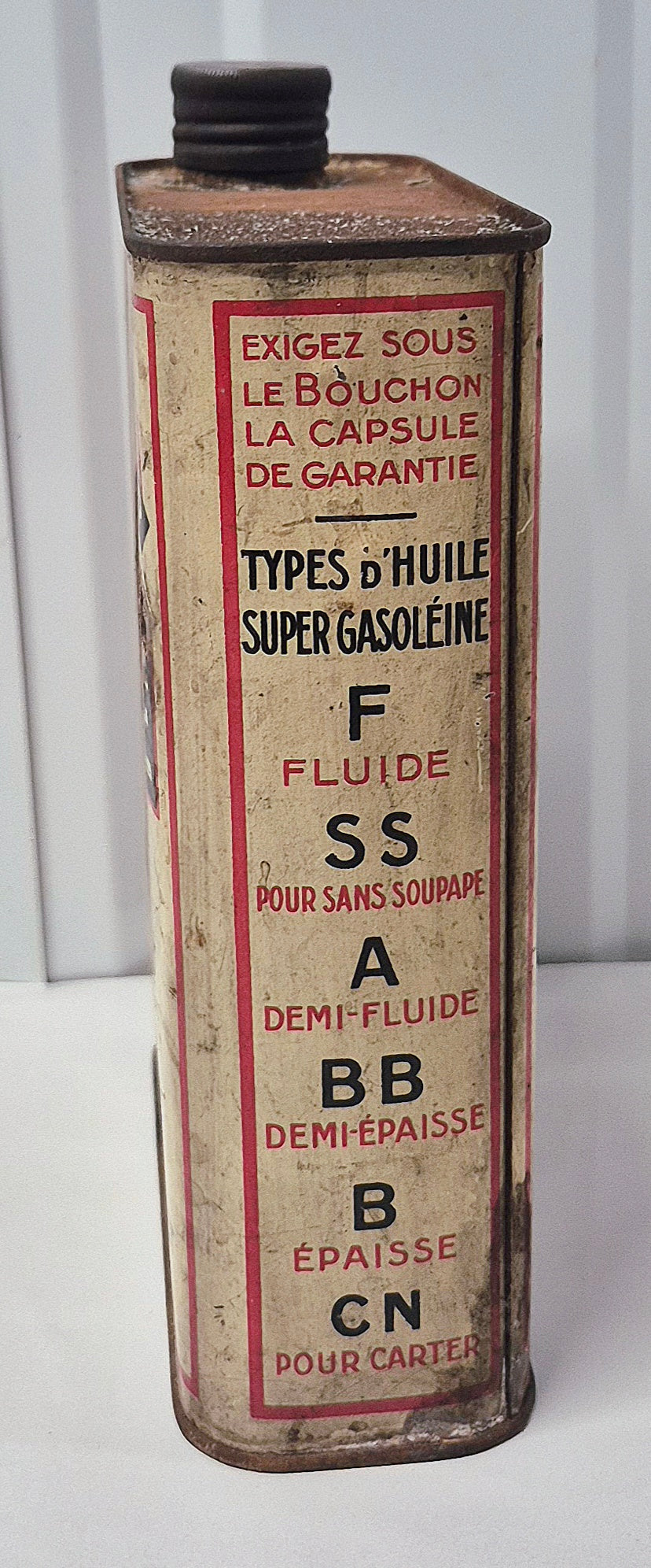 Bidon d'huile GASOLEINE
