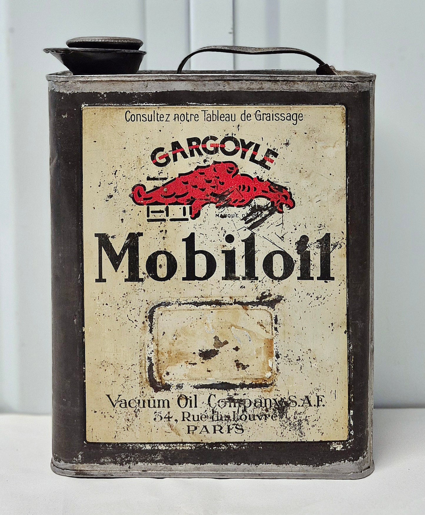 Bidon d'huile MOBILOIL