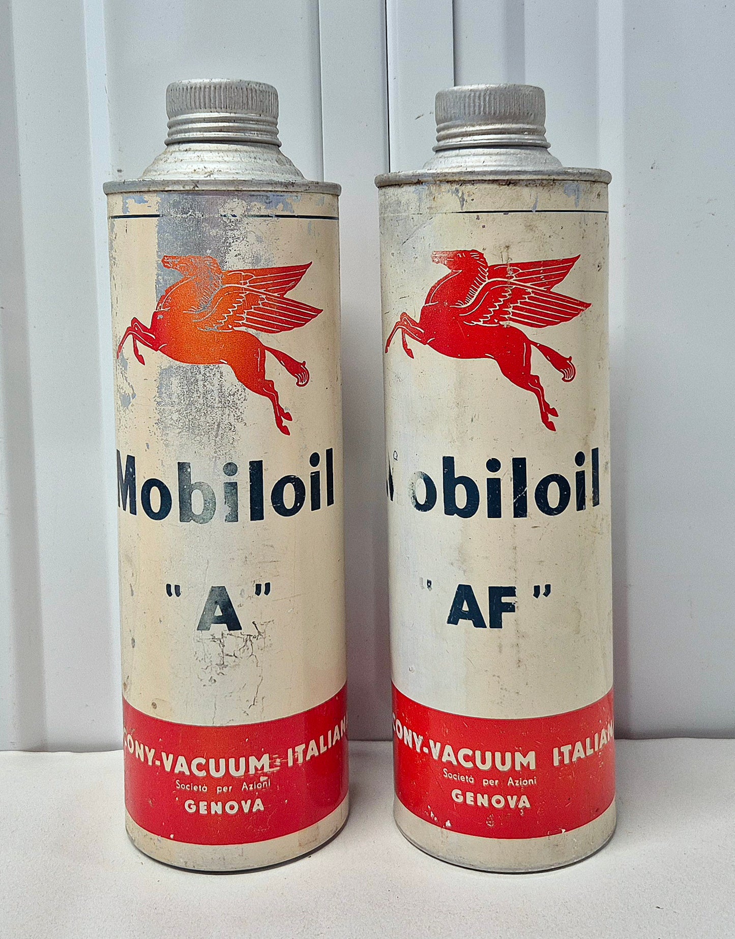 Bidon d'huile MOBILOIL A & AD