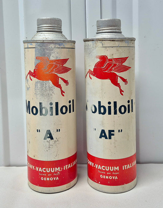 Bidon d'huile MOBILOIL A & AD
