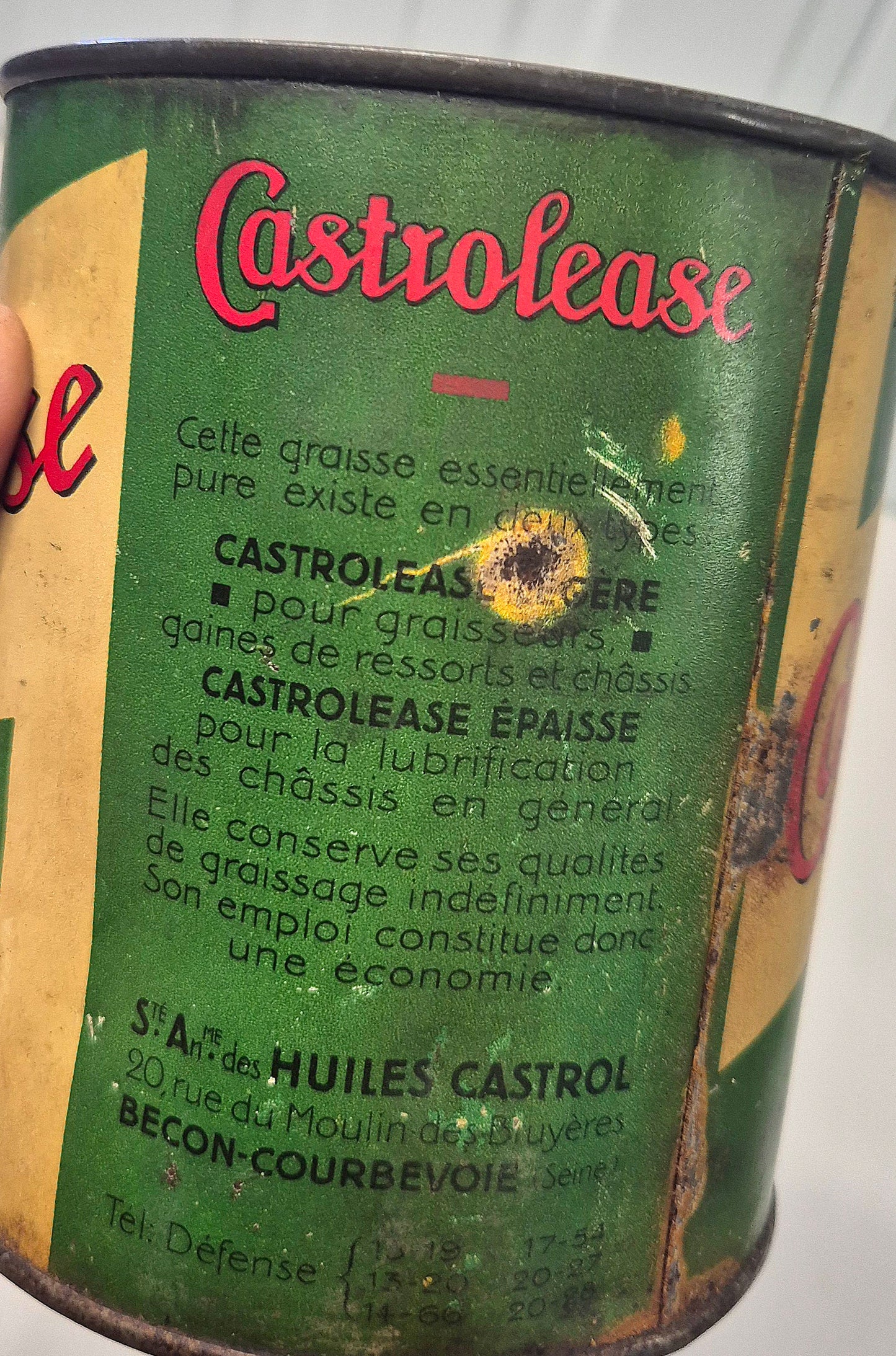 Pot de graisse CASTROLEASE