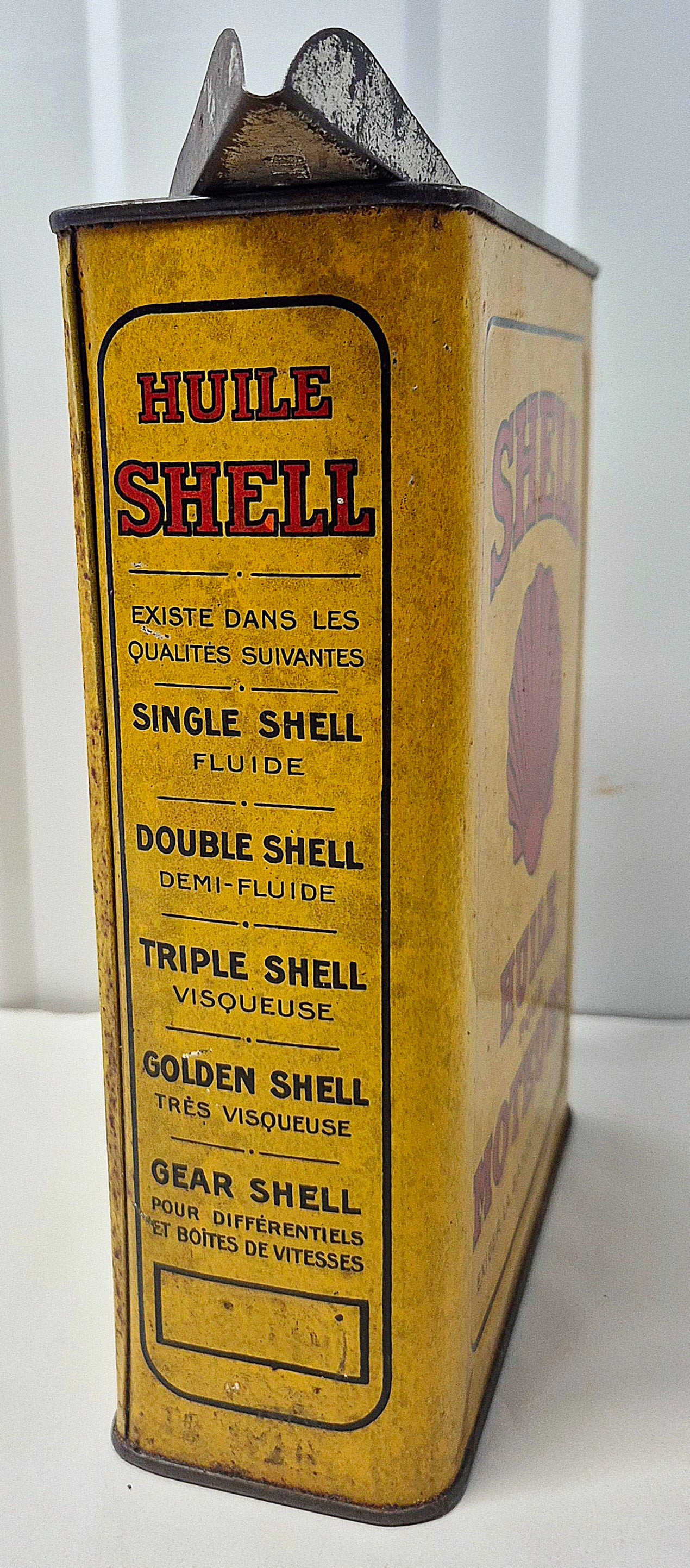 Bidon d'huile SHELL