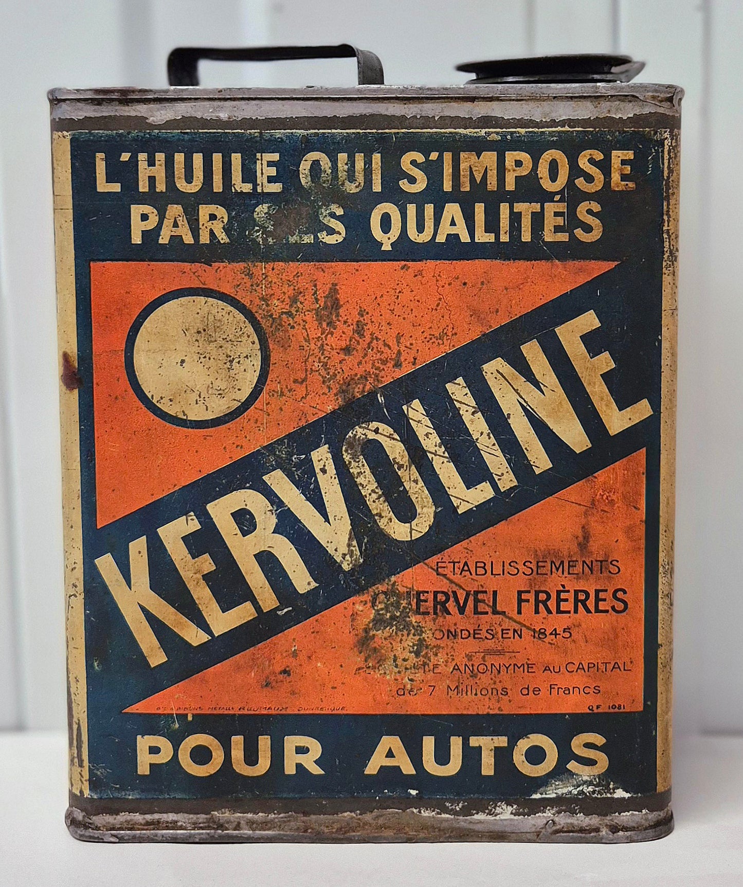 Bidon d'huile KERVOLINE