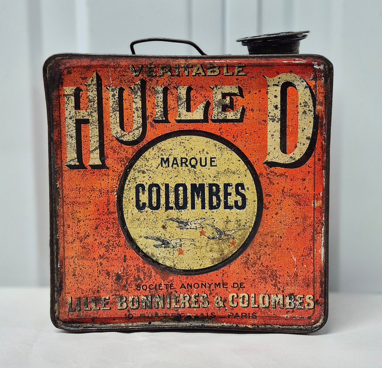 Bidon d'huile COLOMBES "Huile D"