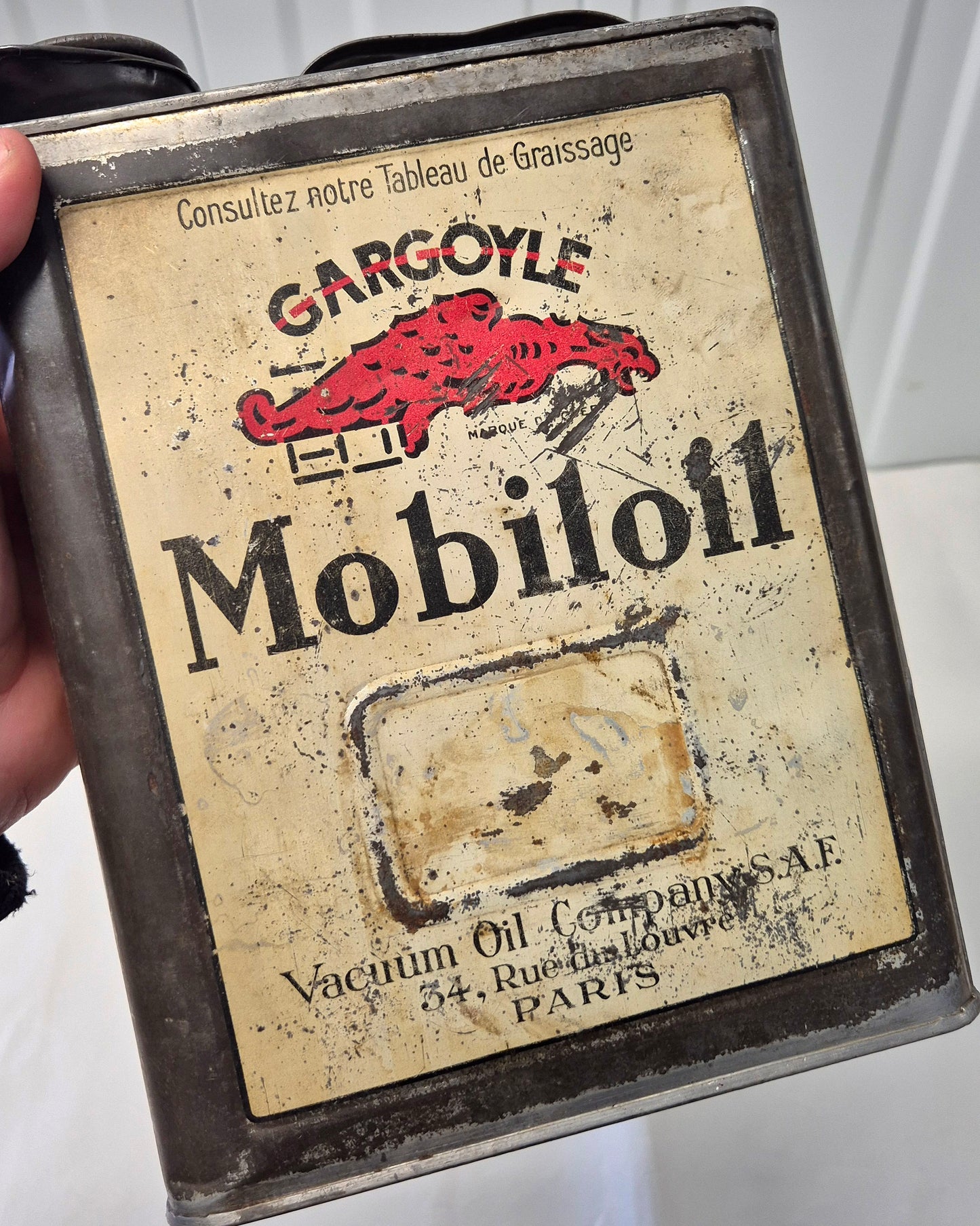 Bidon d'huile MOBILOIL