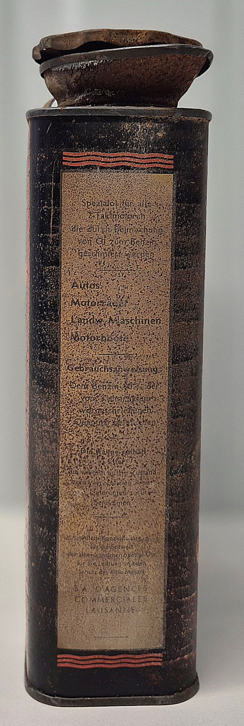 Bidon d'huile MONITOR