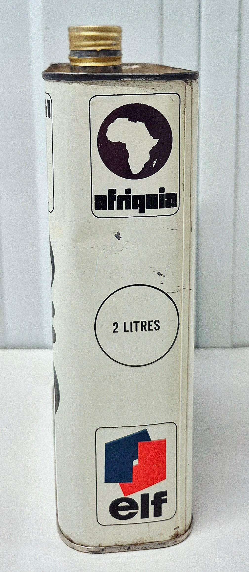 Bidon d'huile ELF Afrique