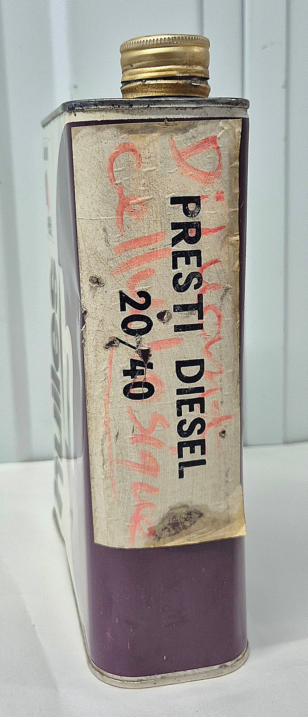 Bidon d'huile ELF Afrique