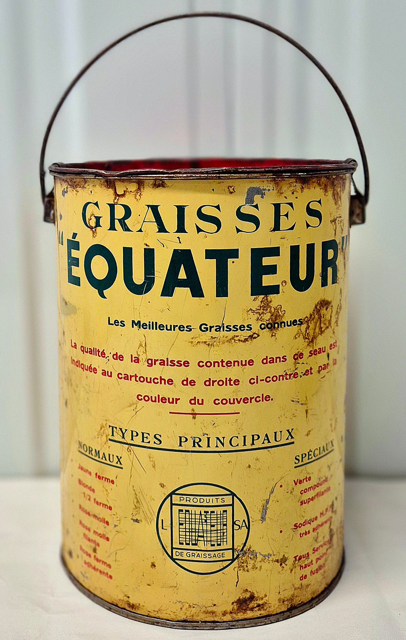 Seau à graisse EQUATEUR