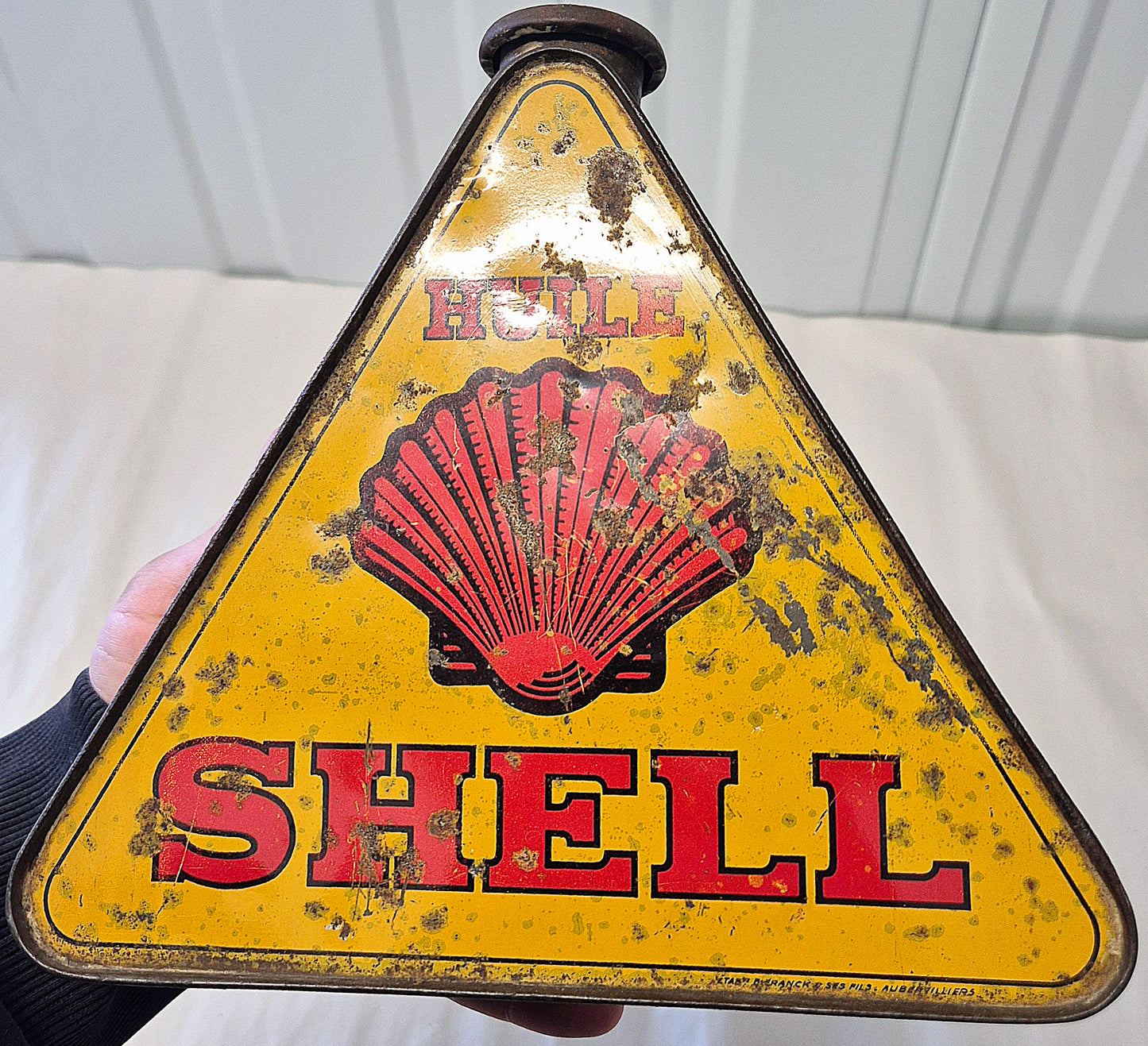 Bidon d'huile SHELL