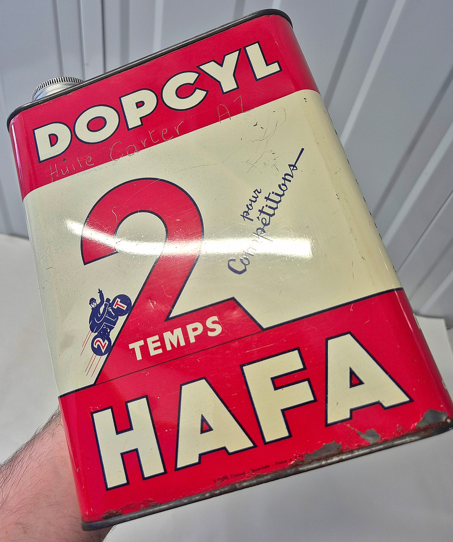 Bidon d'huile HAFA 2 temps
