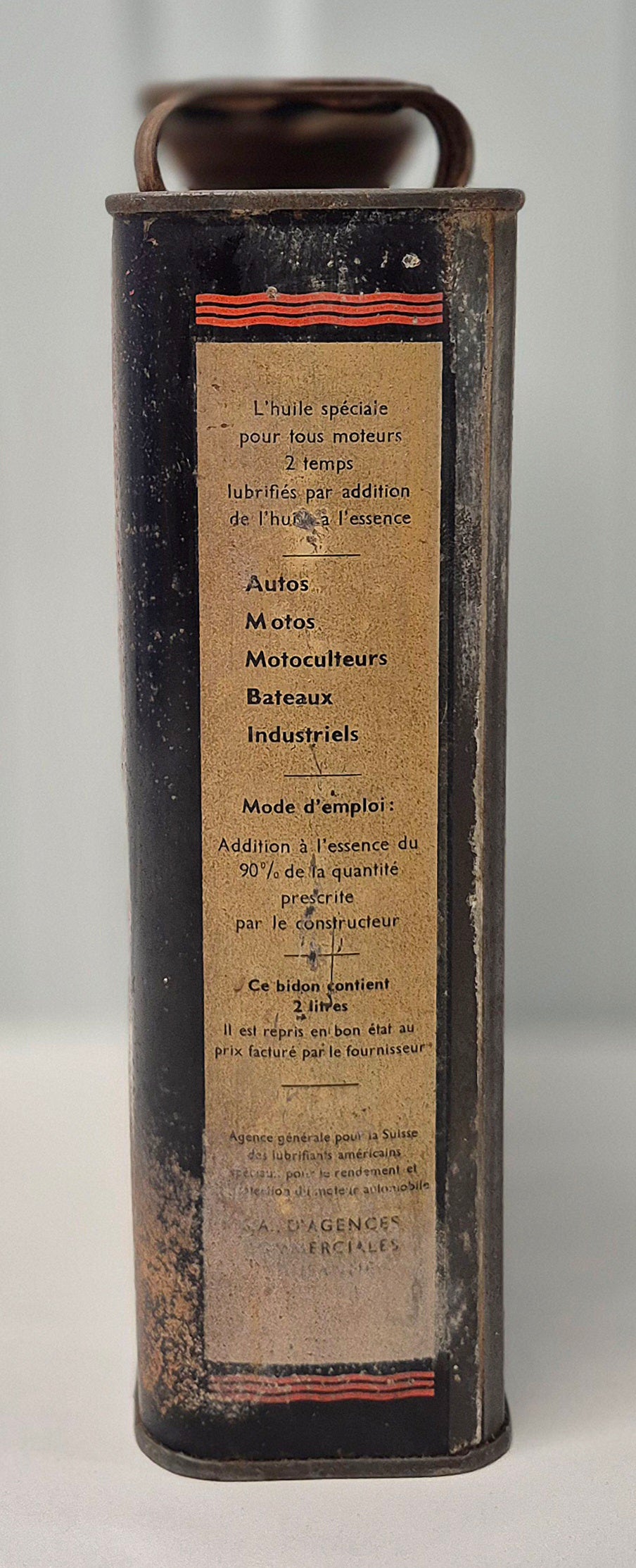 Bidon d'huile MONITOR