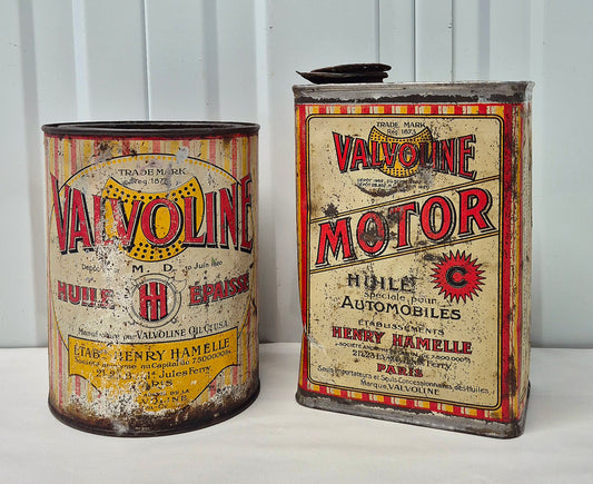 Bidon d'huile + pot de graisse VALVOLINE