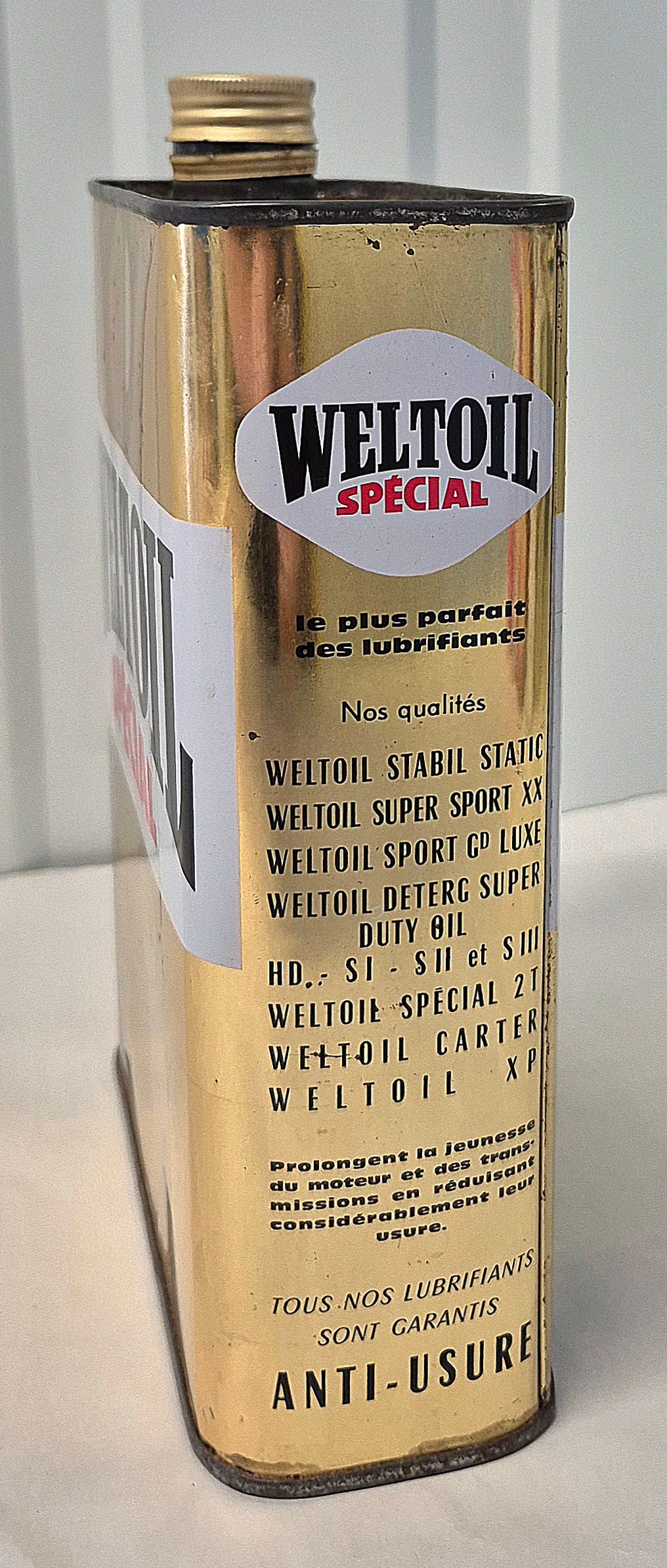 Bidon d'huile WELTOIL