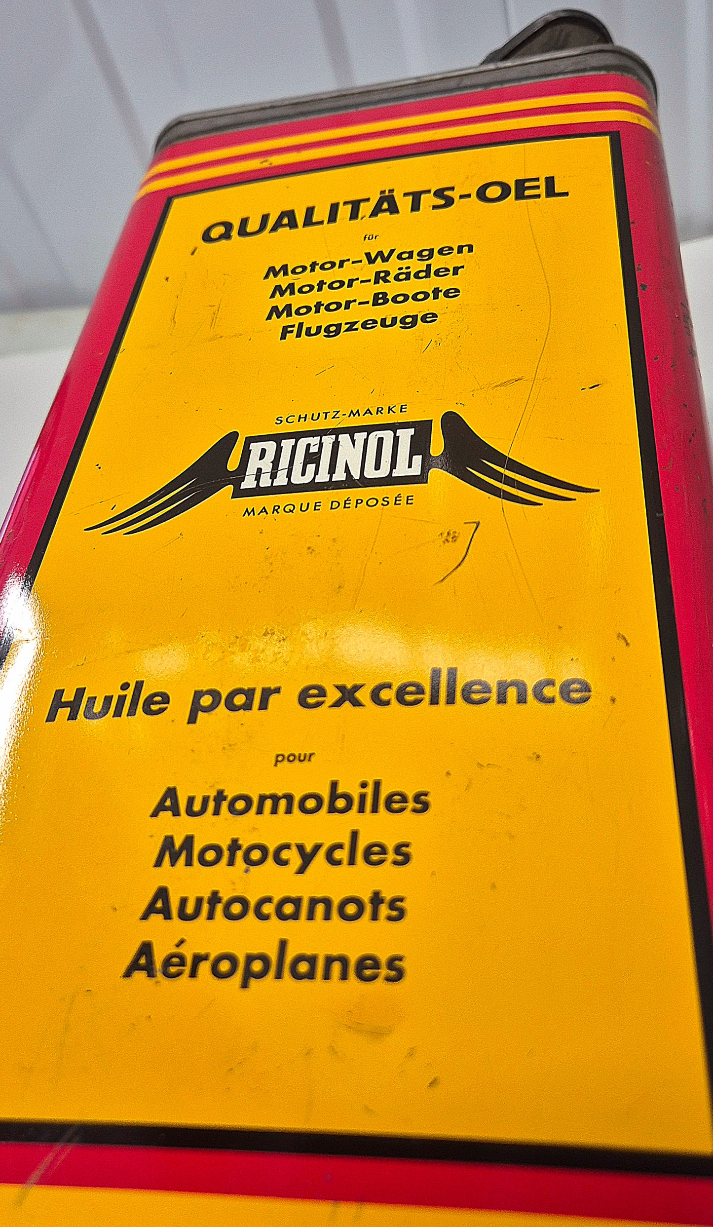 Bidon d'huile RICINOL