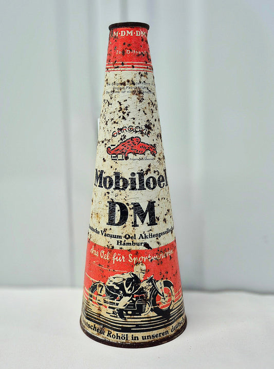 Bidon d'huile MOBILOIL DM conique
