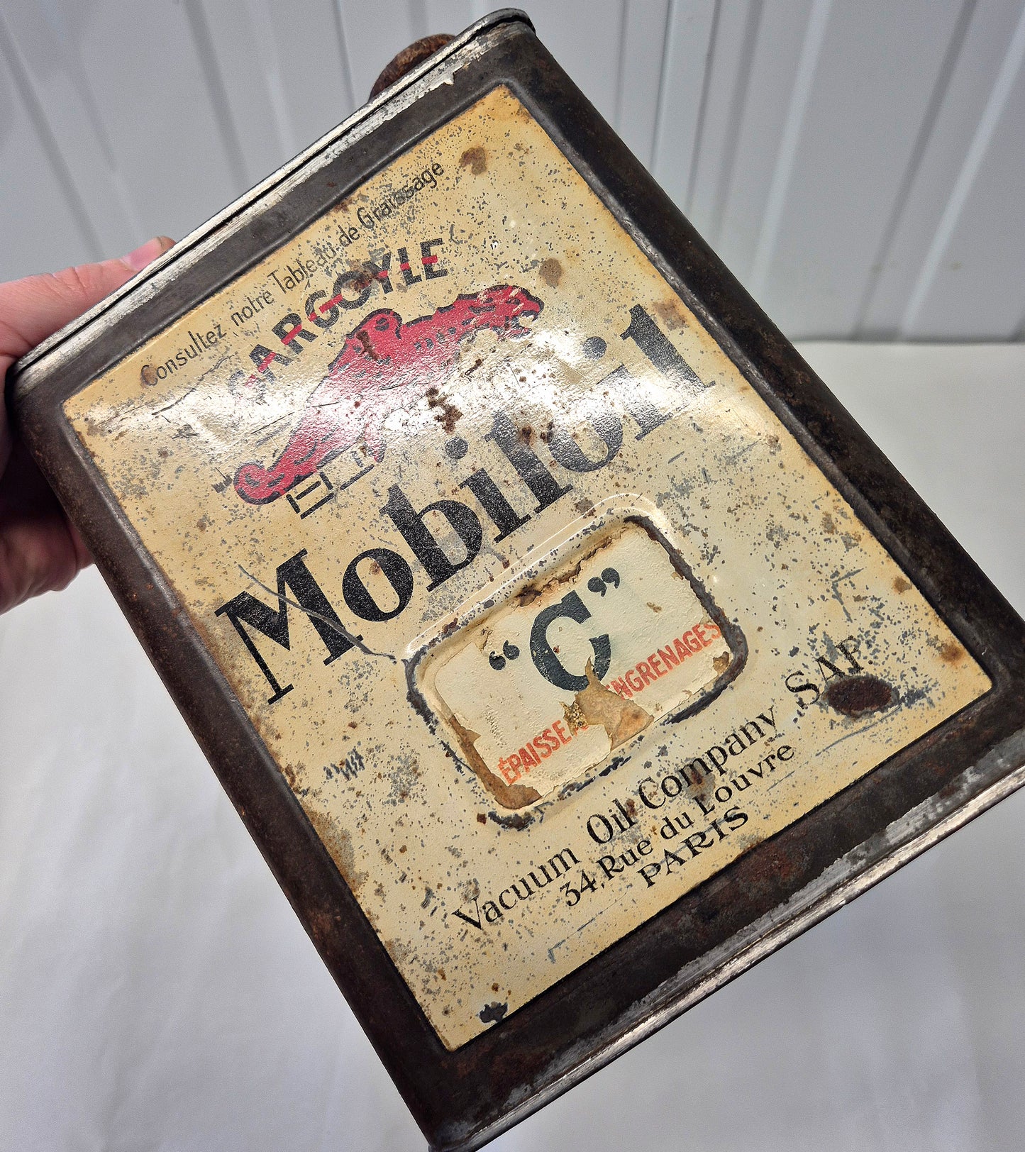 Bidon d'huile MOBILOIL C