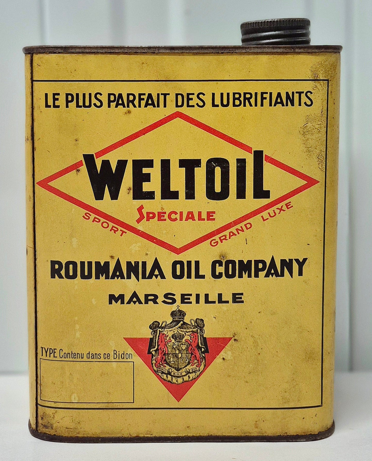 Bidon d'huile WELTOIL