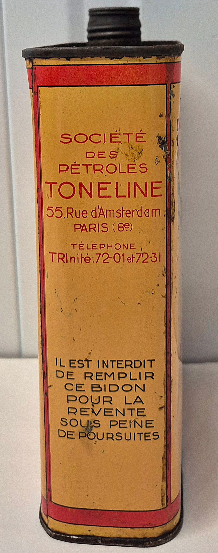 Bidon d'huile TONELINE